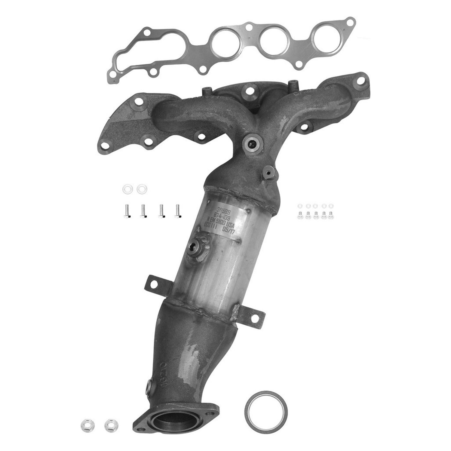 Fits/For Eastern Catalytic Exhaust Manifold With Integrated Catalytic Converter Fits select: 2006-2010 FORD FOCUS