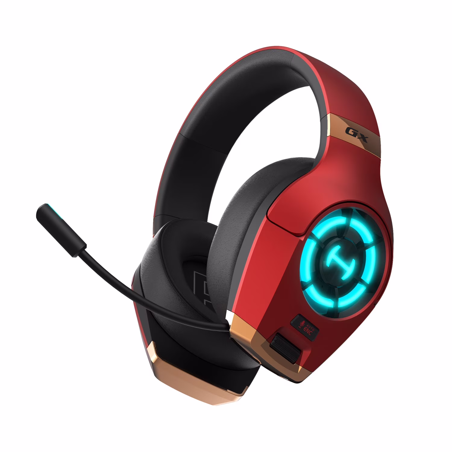 HECATE GX Wired Gaming Headset with Noise Cancelling and Microphone for PS4/ PS5/ PC/Switch/Xbox Gamepad - Hi-Res Audio - USB/Type-C/3.5mm - RGB Lighting - 50mm Driver