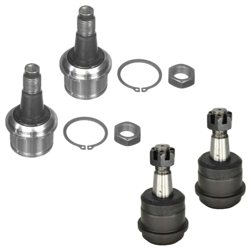 Kit For 2000-2002 Ram 2500 2000-2002 Ram 3500 4WD 4PCS Upper & Lower Ball Joints
