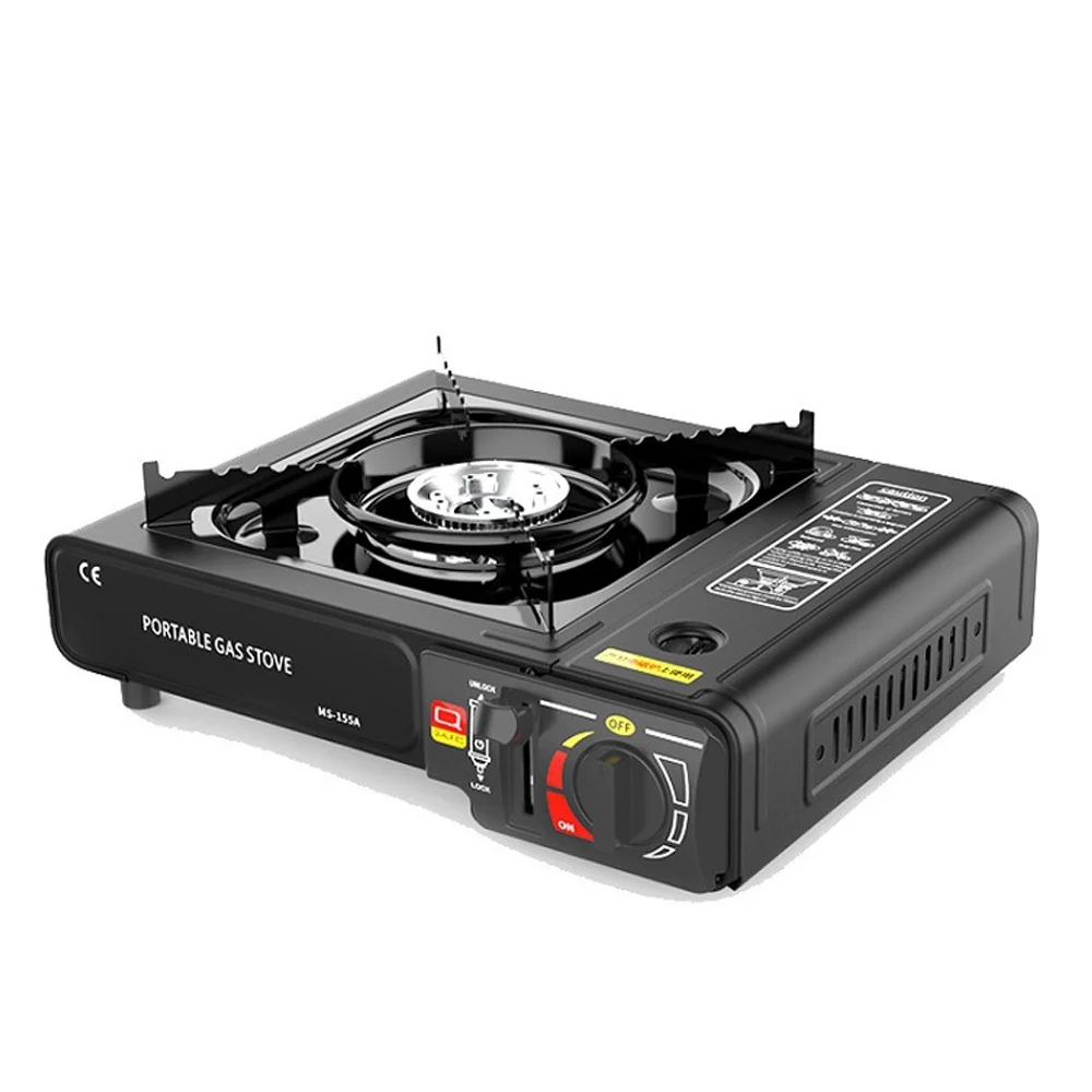 Nebublu Portable Butane Stove, 2.9KW with Piezo Ignition for Camping and Barbecue