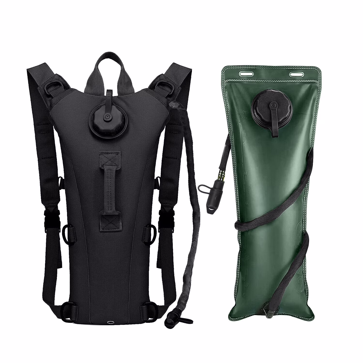 Hydration Pack Backpack with 3L Bladder,Tactical Water Bag Hiking, Biking, USA