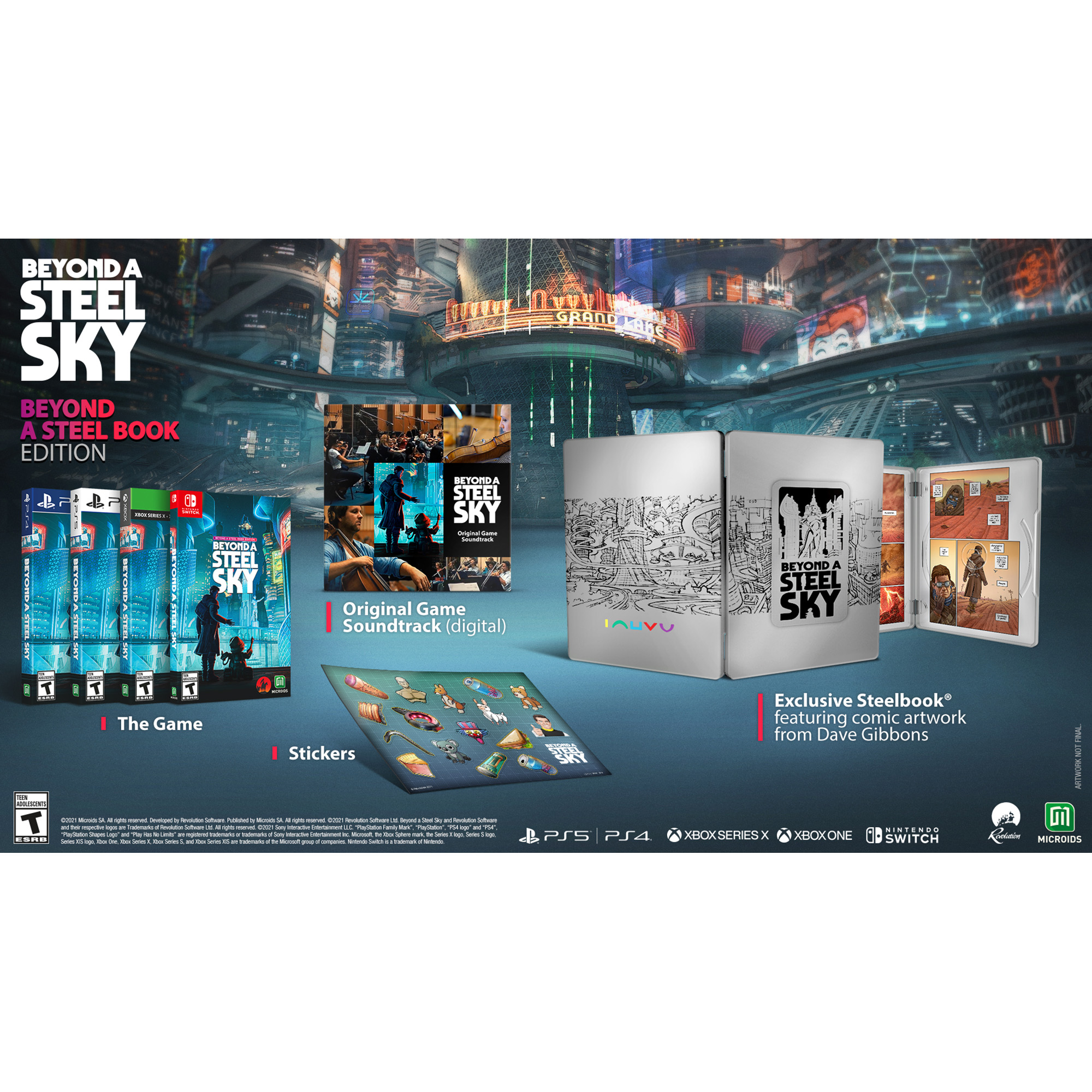 Beyond A Steel Sky: Beyond A Steelbook Editon, Maximum Games, Nintendo Switch, 850024479029