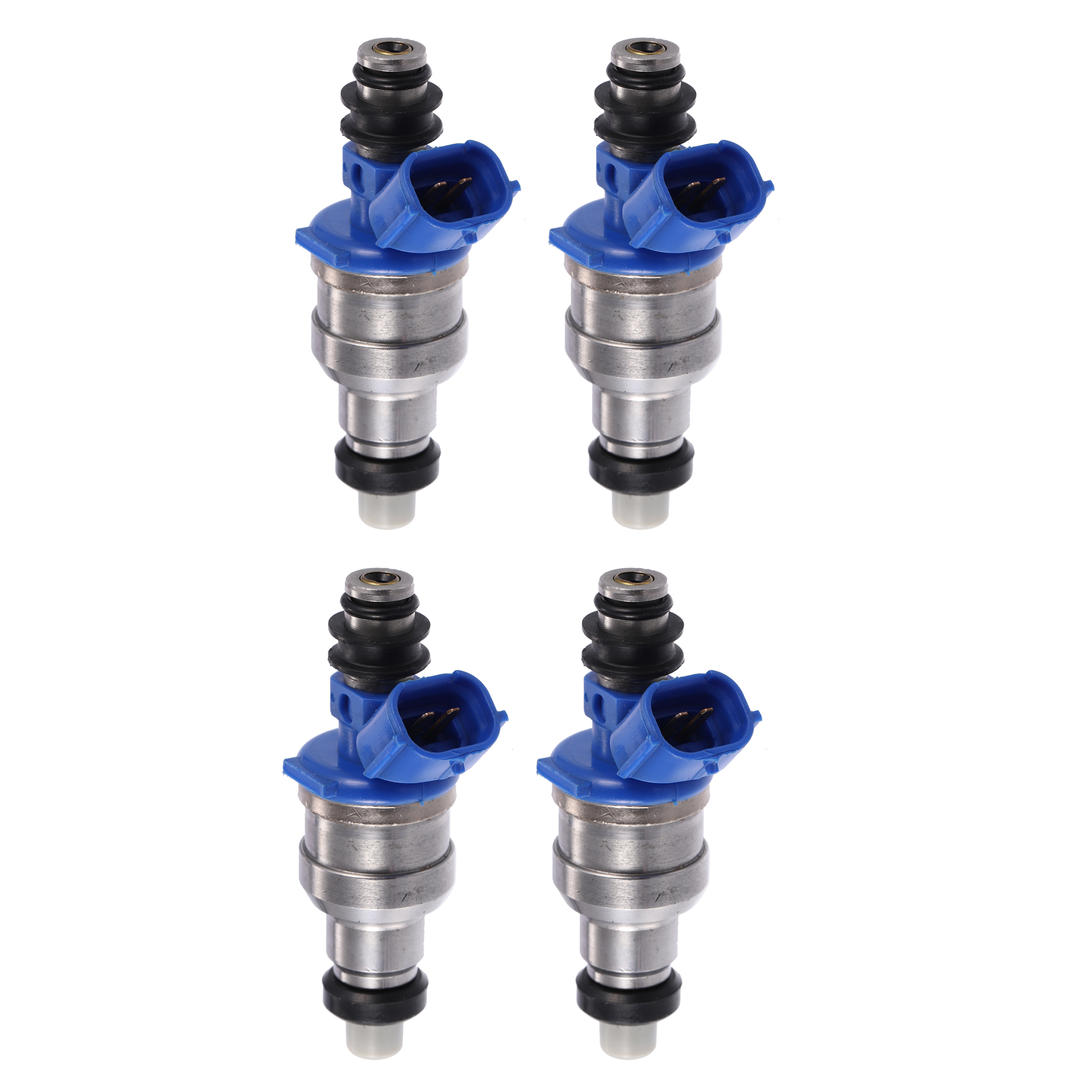 4pcs Replacement 195500-1970 Fuel Injector for Mazda MX-6 2.2L I4 1990-1992