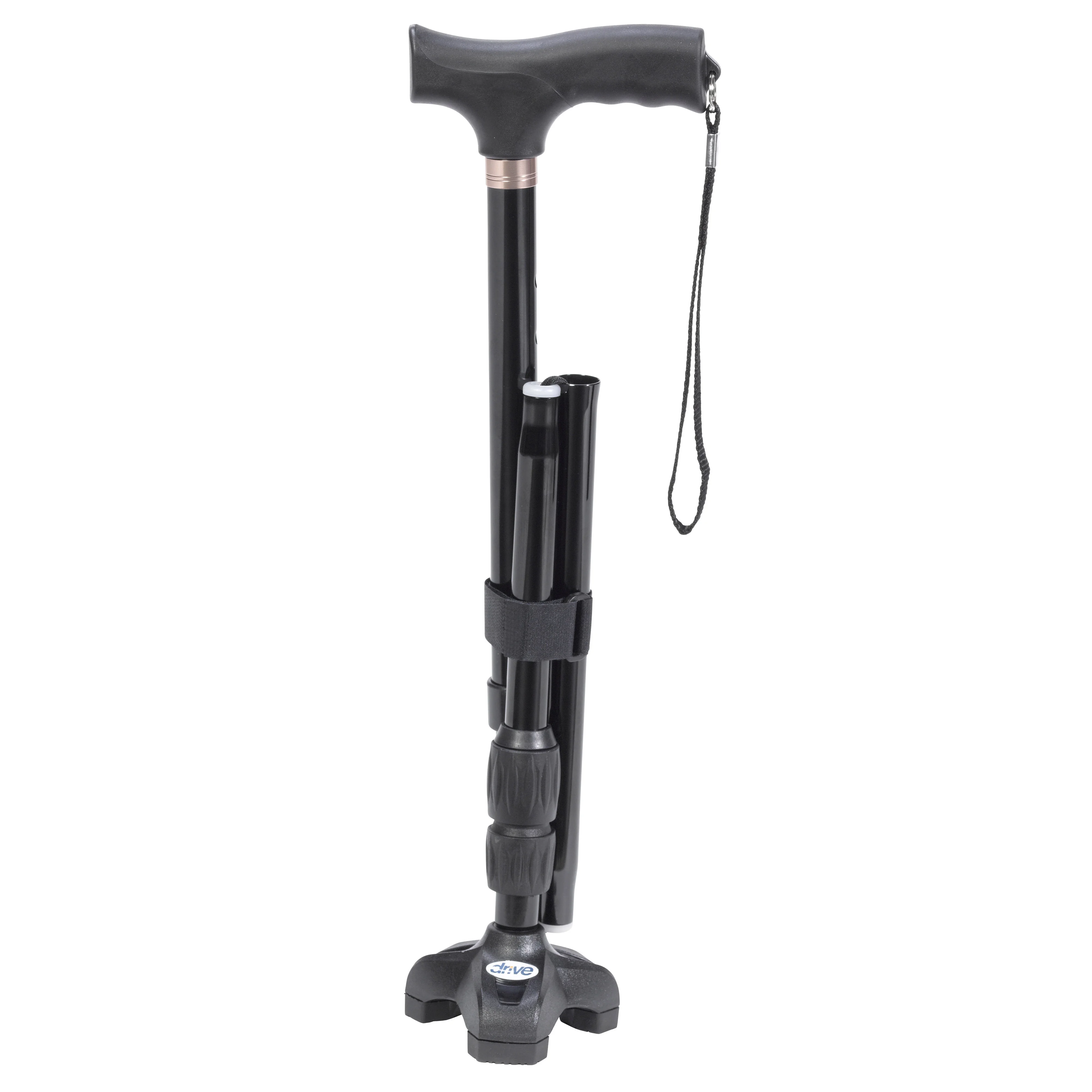 Drive Medical Flex N Go Adjustable Folding Cane with T Handle