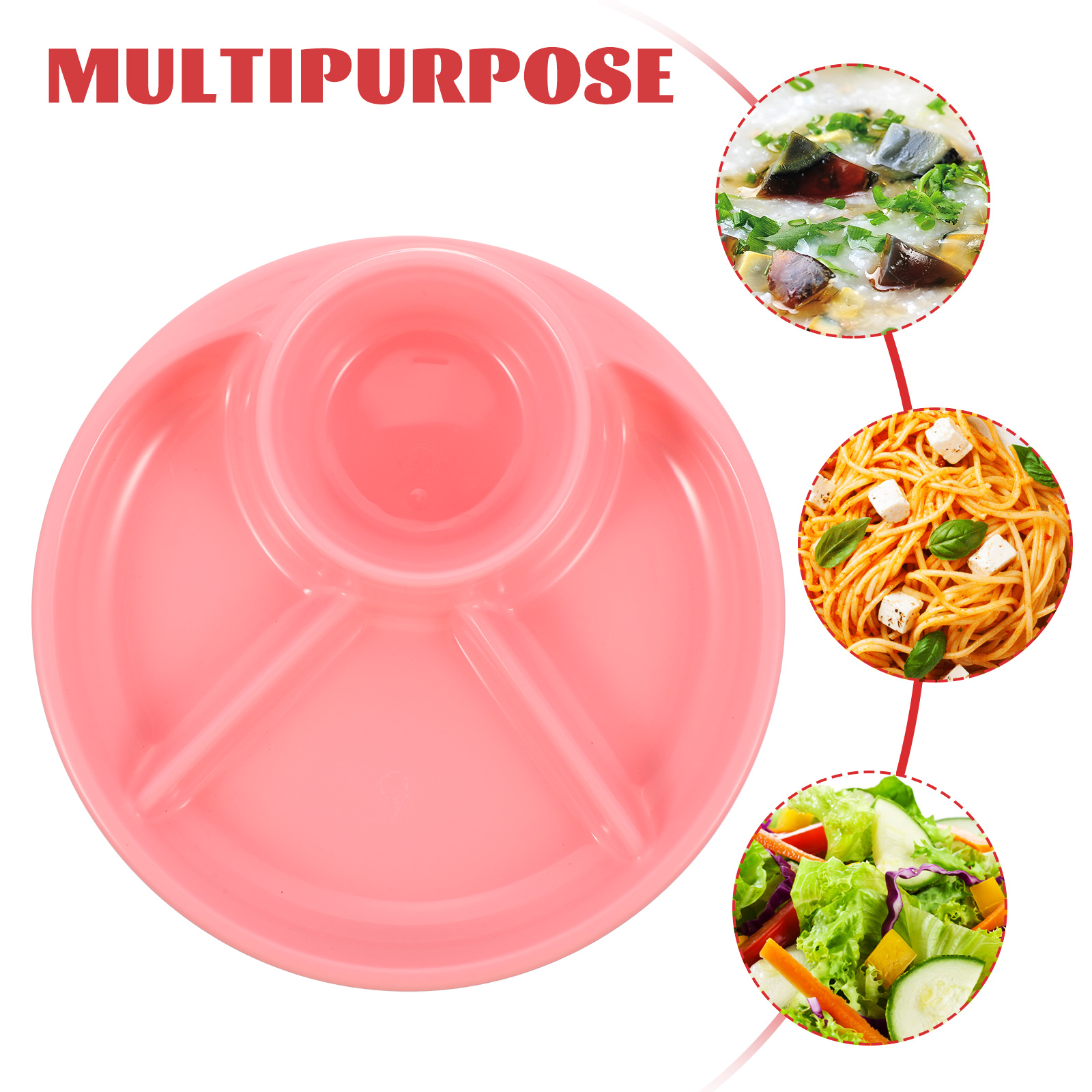 Breakfast Food Tray Practical Dining Plate Diet Dish Afternoon Tea Dessert Tray