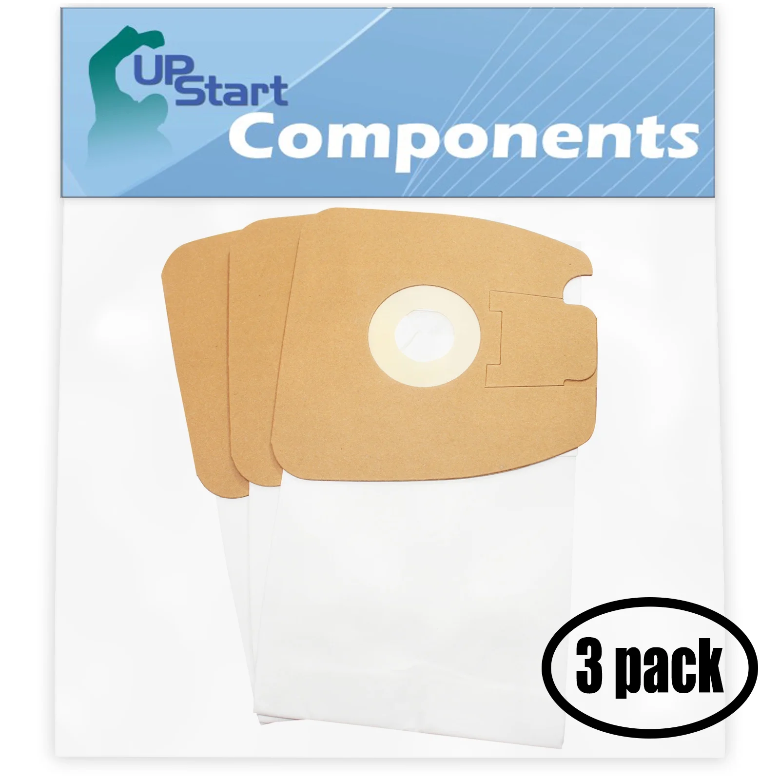 9 Replacement for Eureka 60296C Vacuum Bags - Compatible with Eureka Style MM Vacuum Bags (3-Pack - 3 Vacuum Bags per Pack)