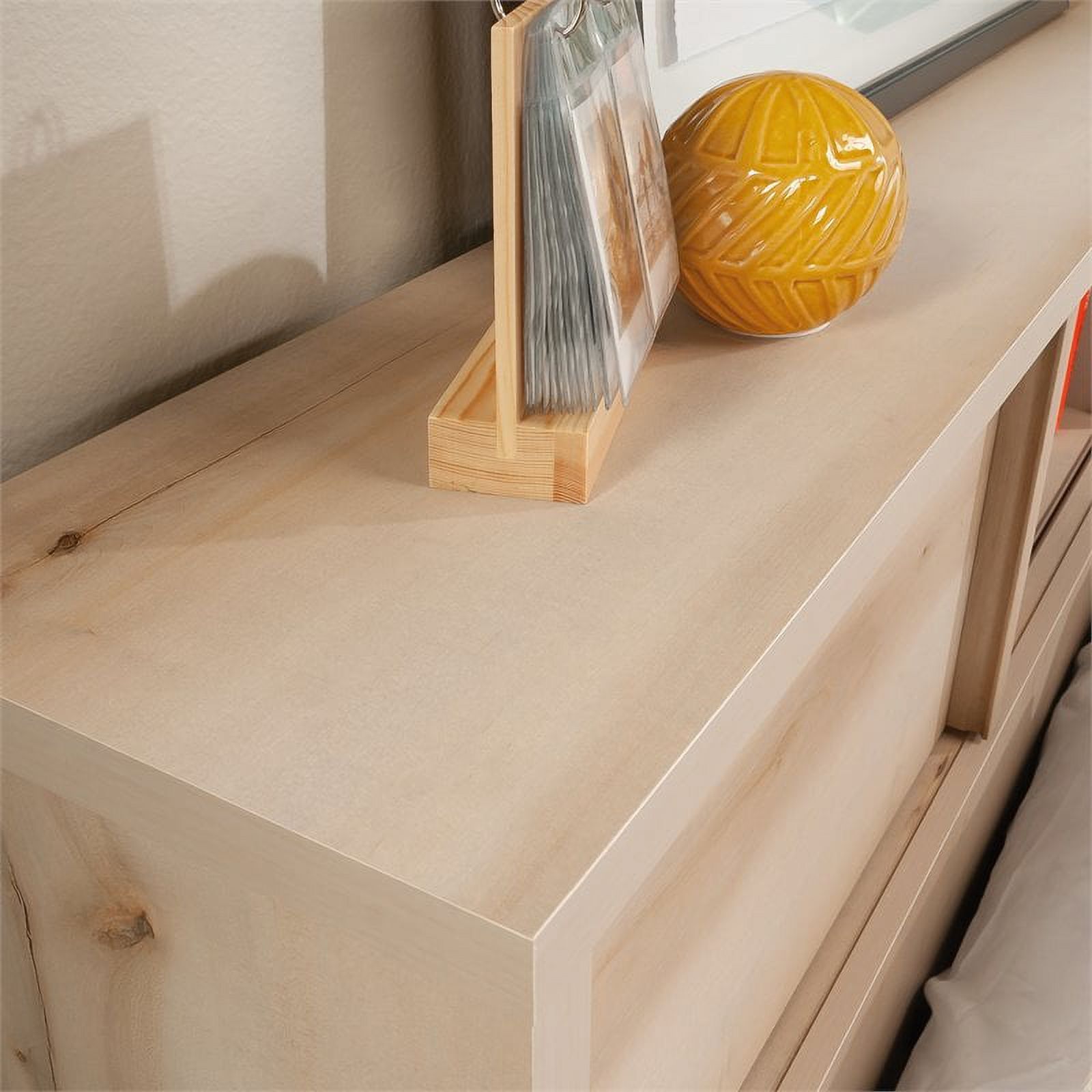 Pemberly Row Engineered Wood Full/Queen Headboard in Pacific Maple