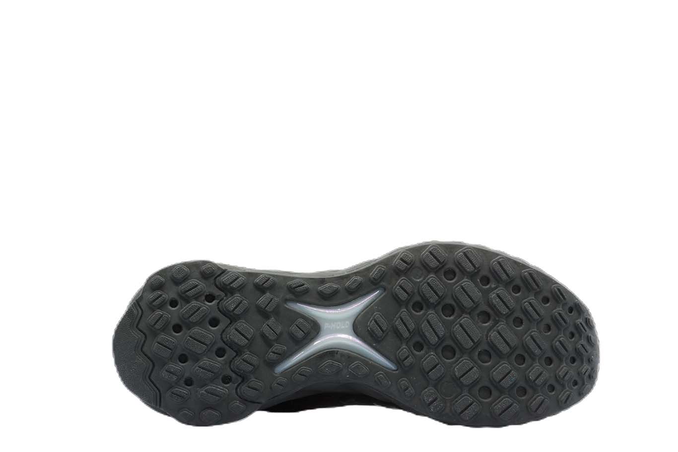 [E92557] Mens Peak Taichi Natural Black Running Shoes - 6