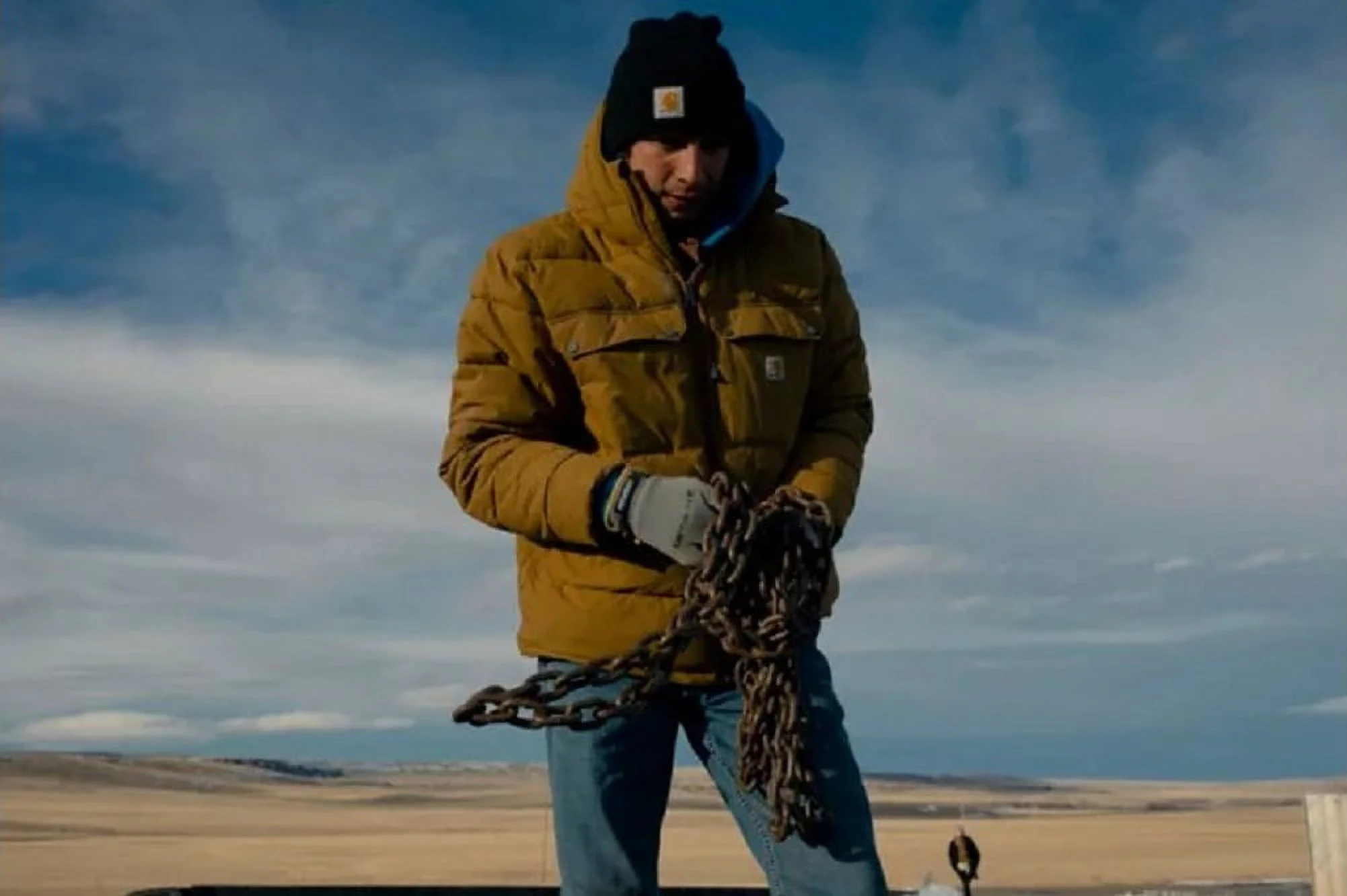 Carhartt Nylon Insulated Midweight Oak Brown-Colored Montana Men's Large Jacket