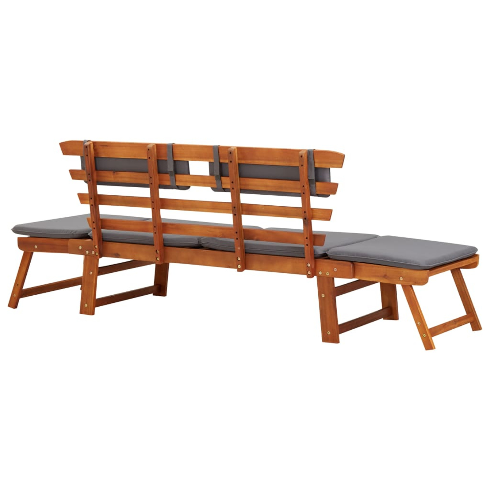 2-in-1 Garden Daybed with Cushion 74.8