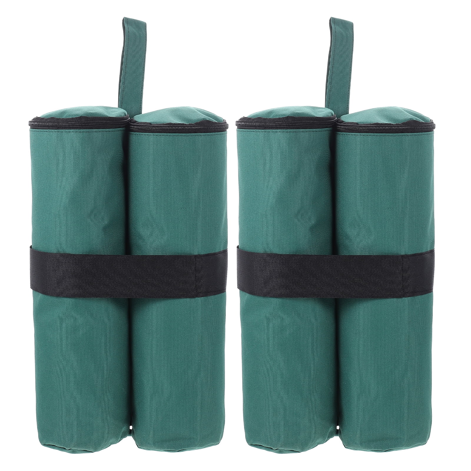 HOMEMAXS 2pcs Outdoor Tent Fixed Sandbags Thickened Sunshade Fixed Sandbags Tent Weights (Dark Green)