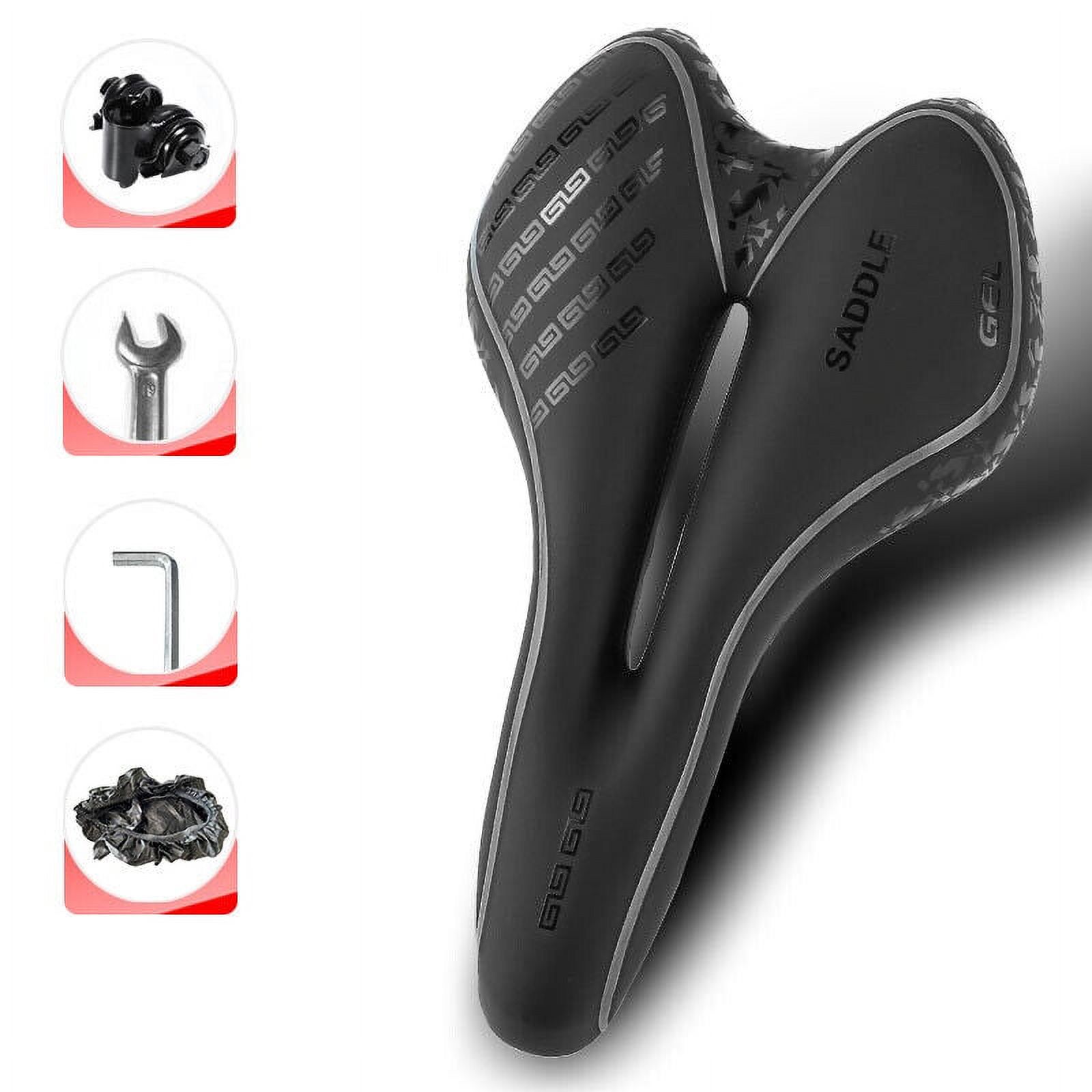 Bicycle Seat Shock Absorbing Soft Gel Bike Saddle For Road Bike Mountain Bikes