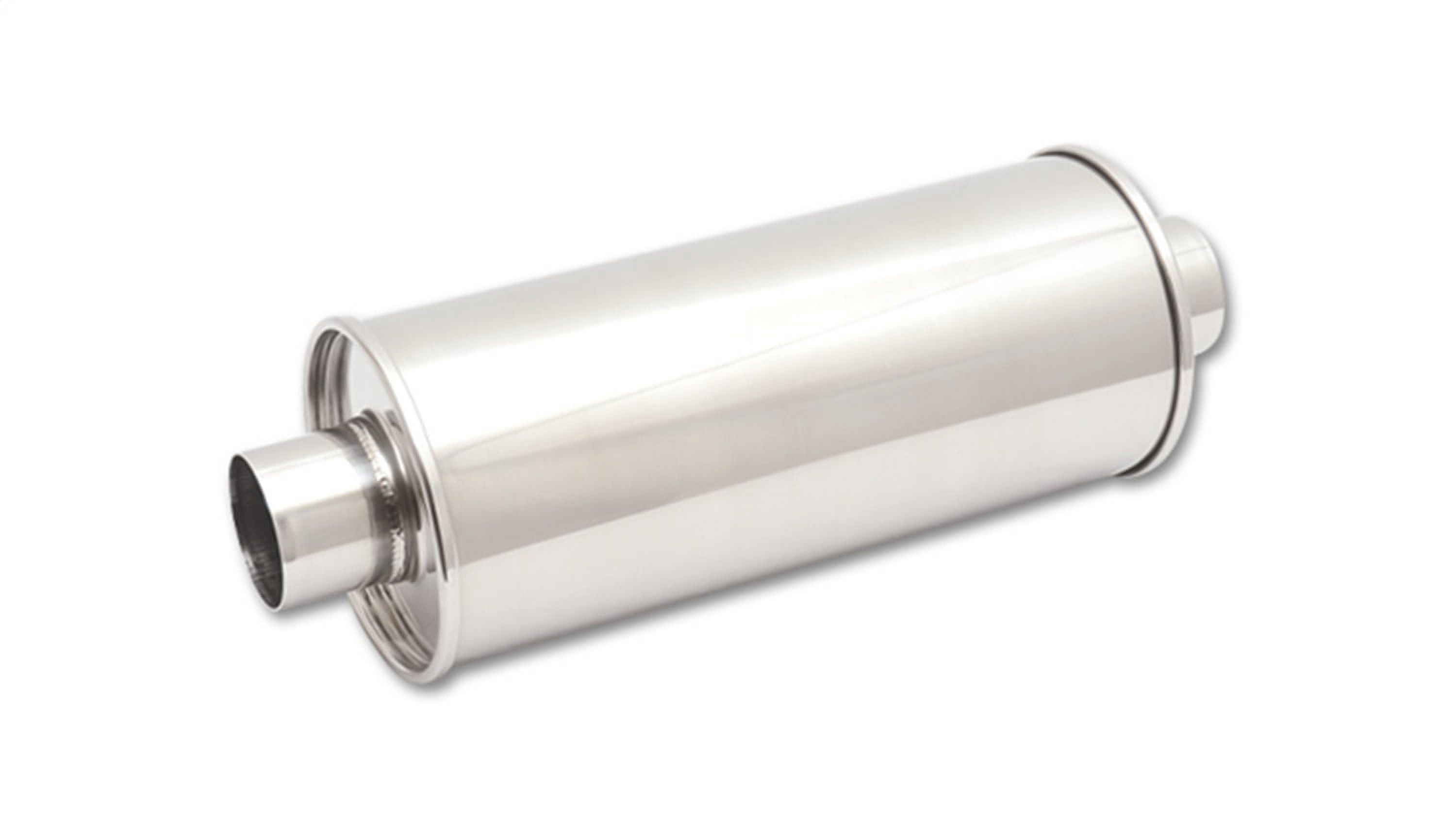 Vibrant 1119 Stainless Steel Round Muffler