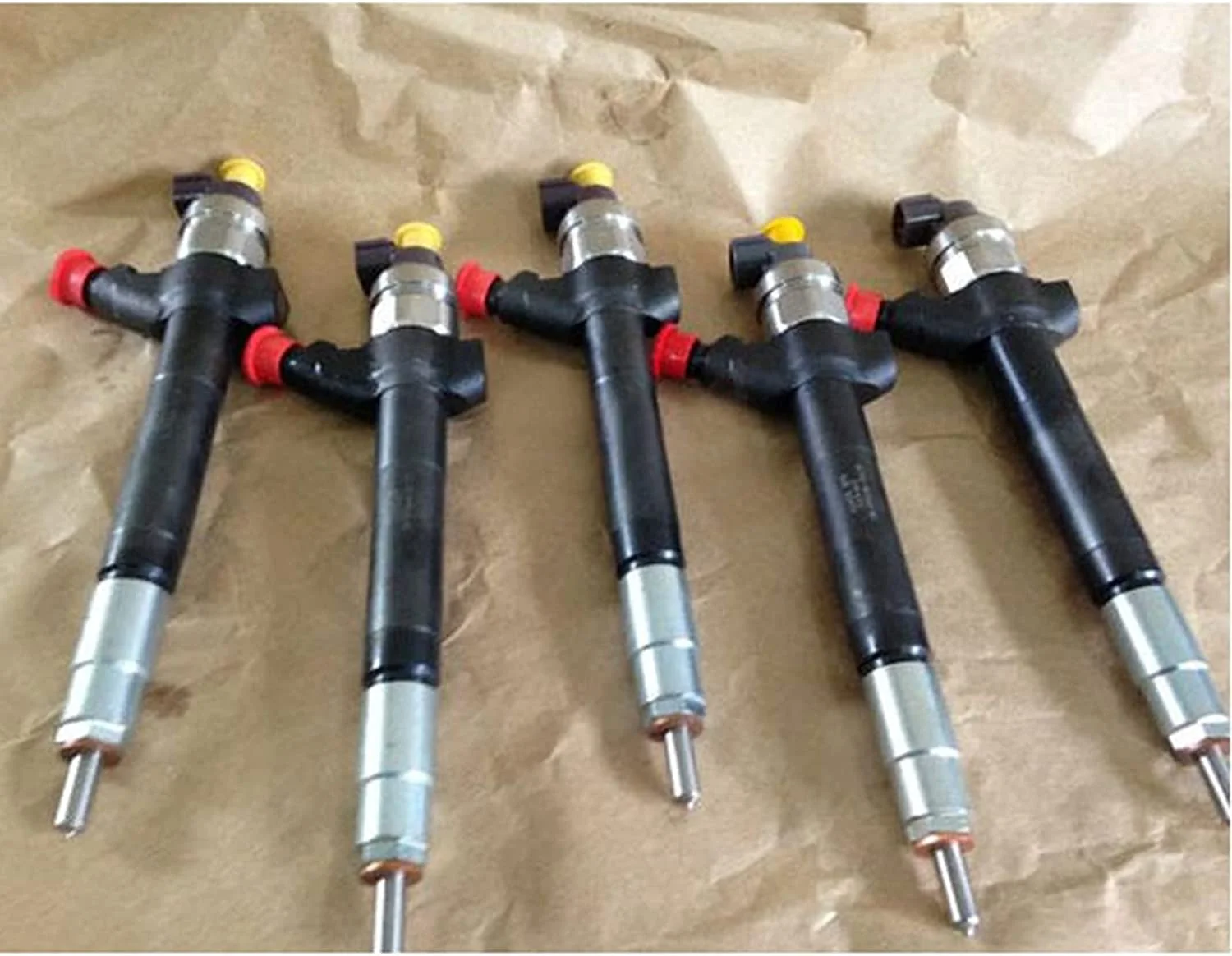 Seapple 4 Pcs Fuel Injector 6C1Q-9K546-AC 6C1Q9K546AC 095000-5800 095000-5801 injector Compatible with Ford Transit 2.2L 2.4L TDCi Puma 2.2 Engine 2006+