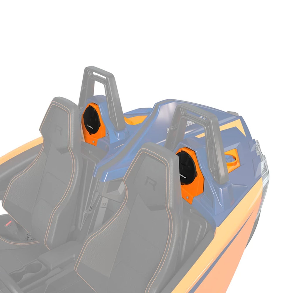 Slingshot 2889798-707 Polaris Pearl Meltdown Stage 3 Roll Hoop Rockford Fosgate Audio Kit