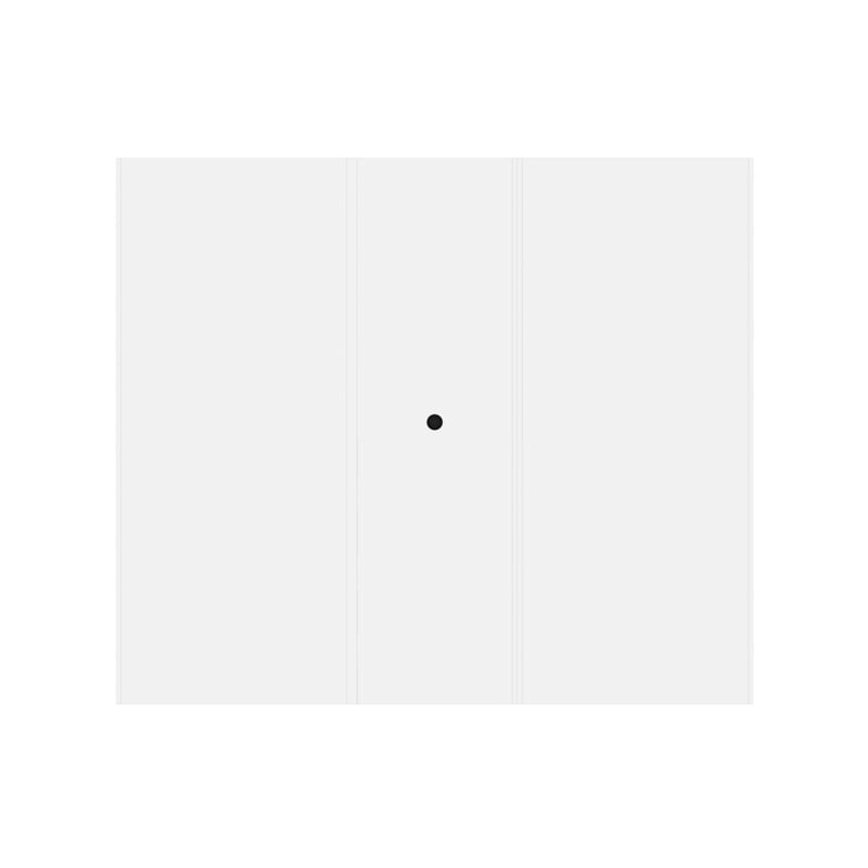 Atlin Designs Transitional Wood Full Murphy Bed w/ Nightstand in Bark Gray/White