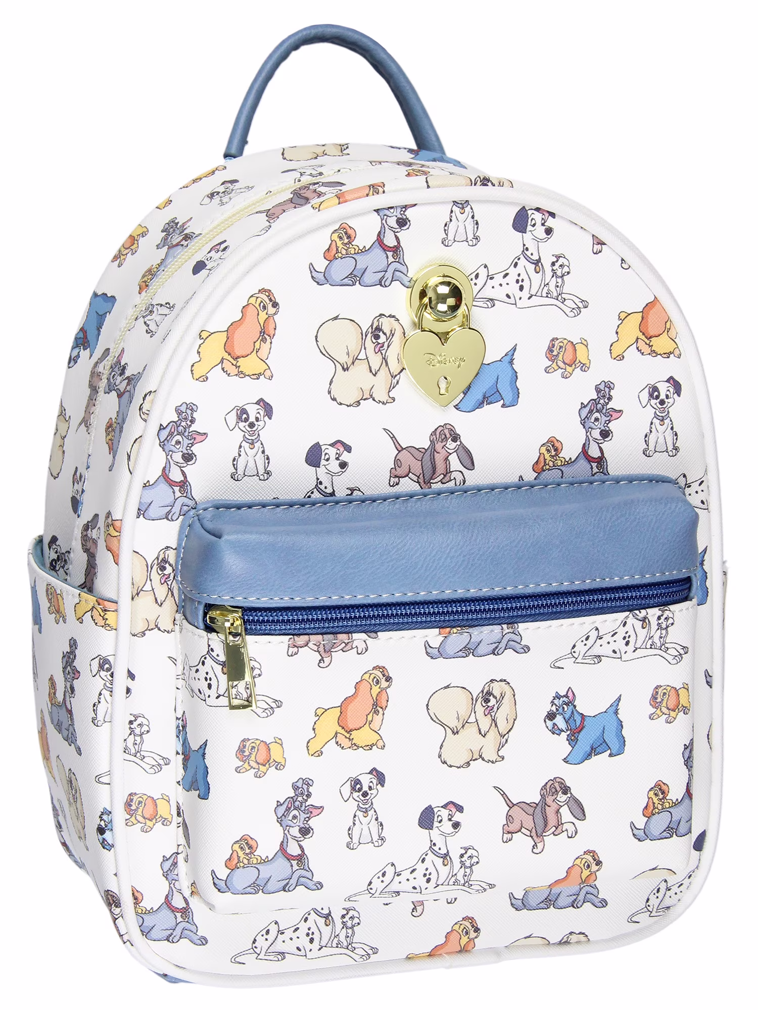 Disney Dogs Saffiano Faux Leather Tote Bag Mini Backpack