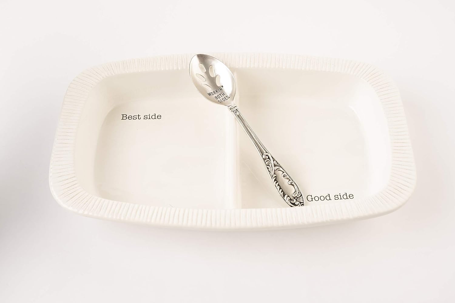 Fall Divided Side Serving Dish Set Of 2