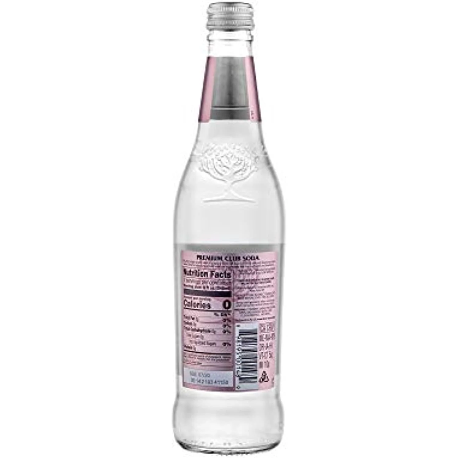 Fever-Tree Premium Club Soda, 16.9 Fl Oz Glass Bottle (Pack Of 8)