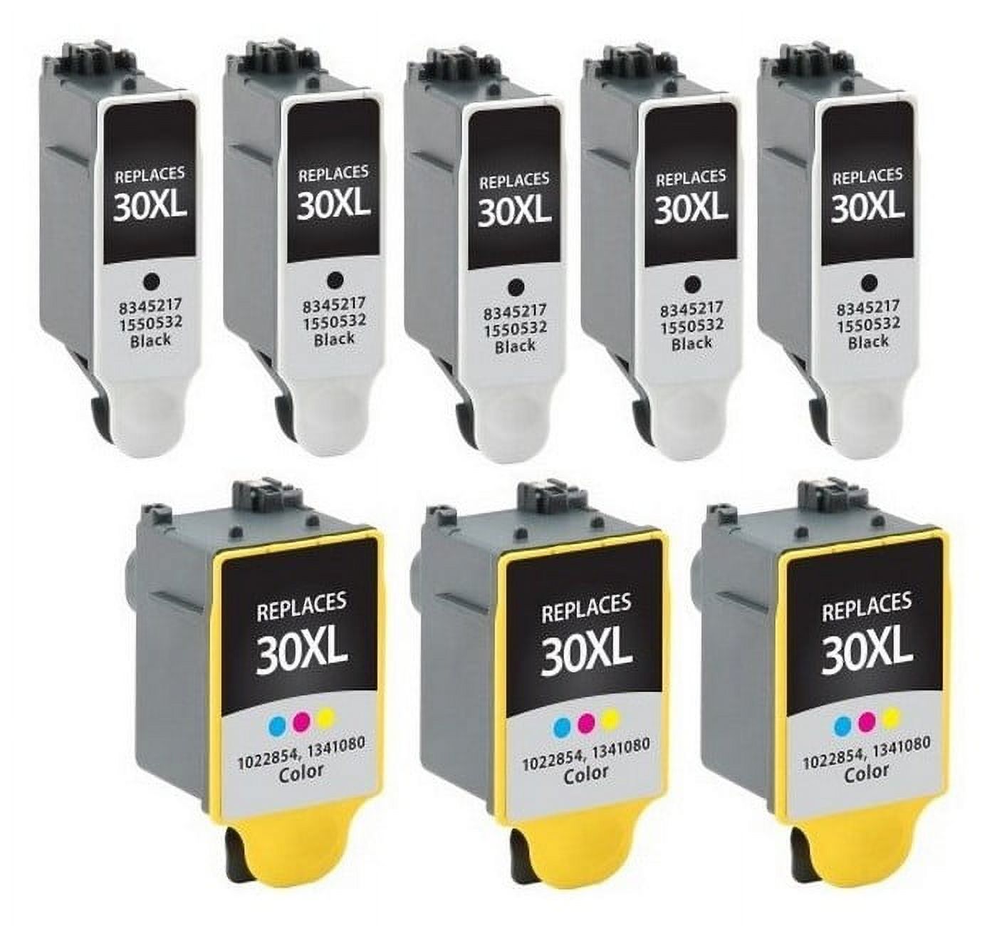 PrinterDash Compatible Replacement for KODNO30XL5BK3CL - Black/Color