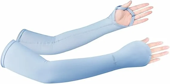 MOUNT TEC UV Protection Long Arm Sleeves Women's Sunblock Driving Cycling Fishing Baseball Arm Sleeves UPF 50+ Tattoo Cover UP to Cover Arm Sleeves Warmth (Light Blue,M)