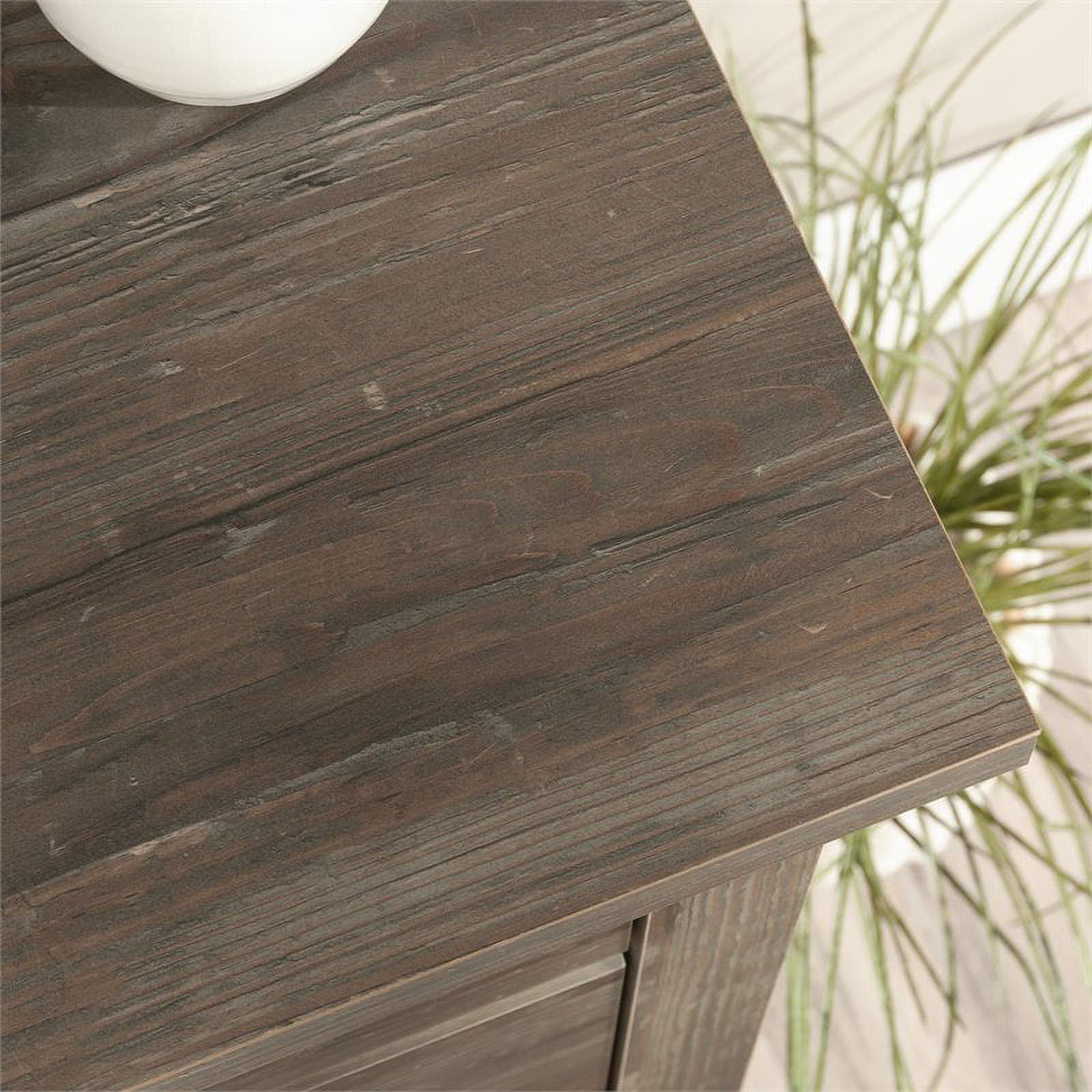 Pemberly Row Engineered Wood 4-Drawer Bedroom Chest in Pebble Pine