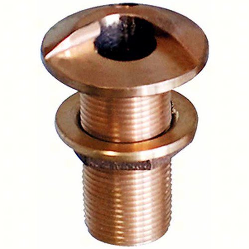 Groco HSTH Bronze High Speed Standard Length Through-Hull with Nut, 3/4