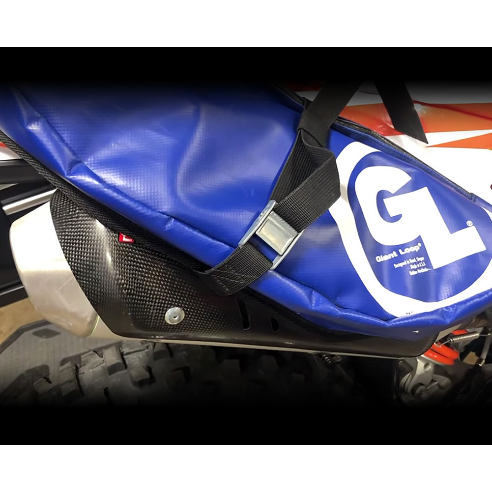 E Line Carbon Fiber Full Muffler/Bag Guard