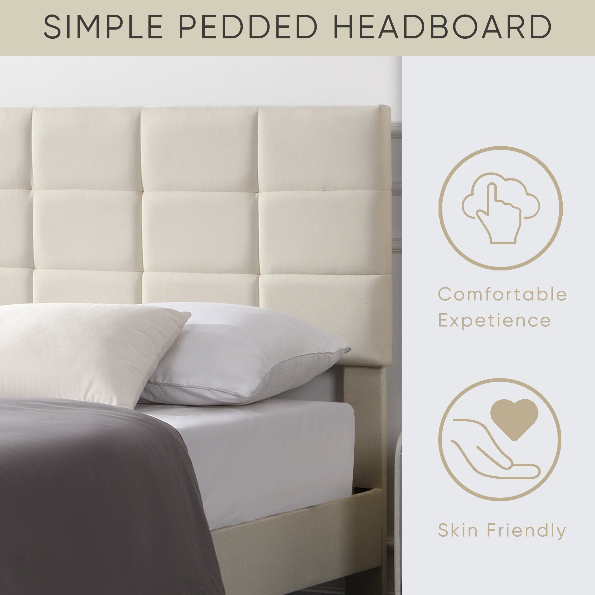 ElegantDreams Queen Bed Frame