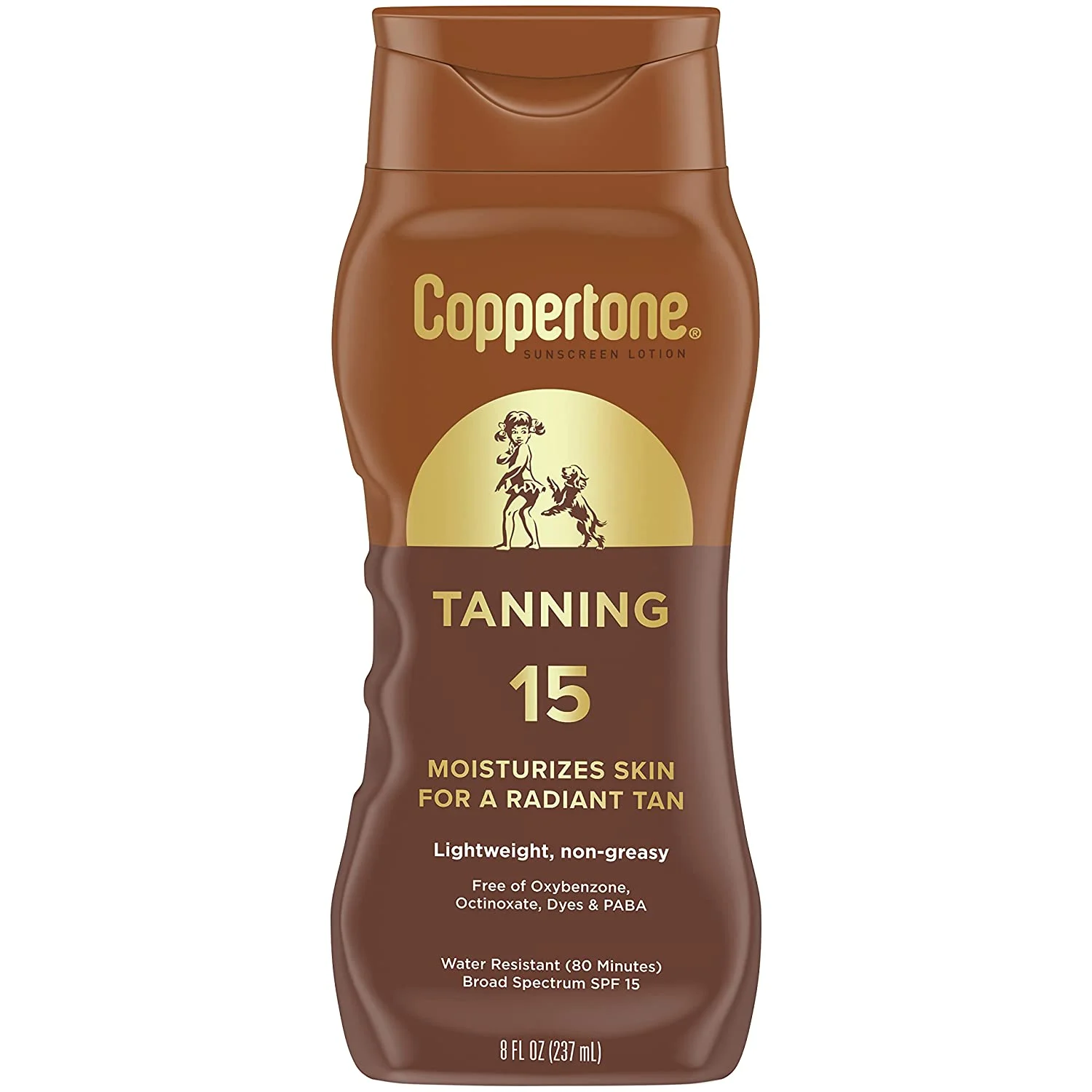 Coppertone Tanning Lotion SPF 15 8 oz (Pack of 3)