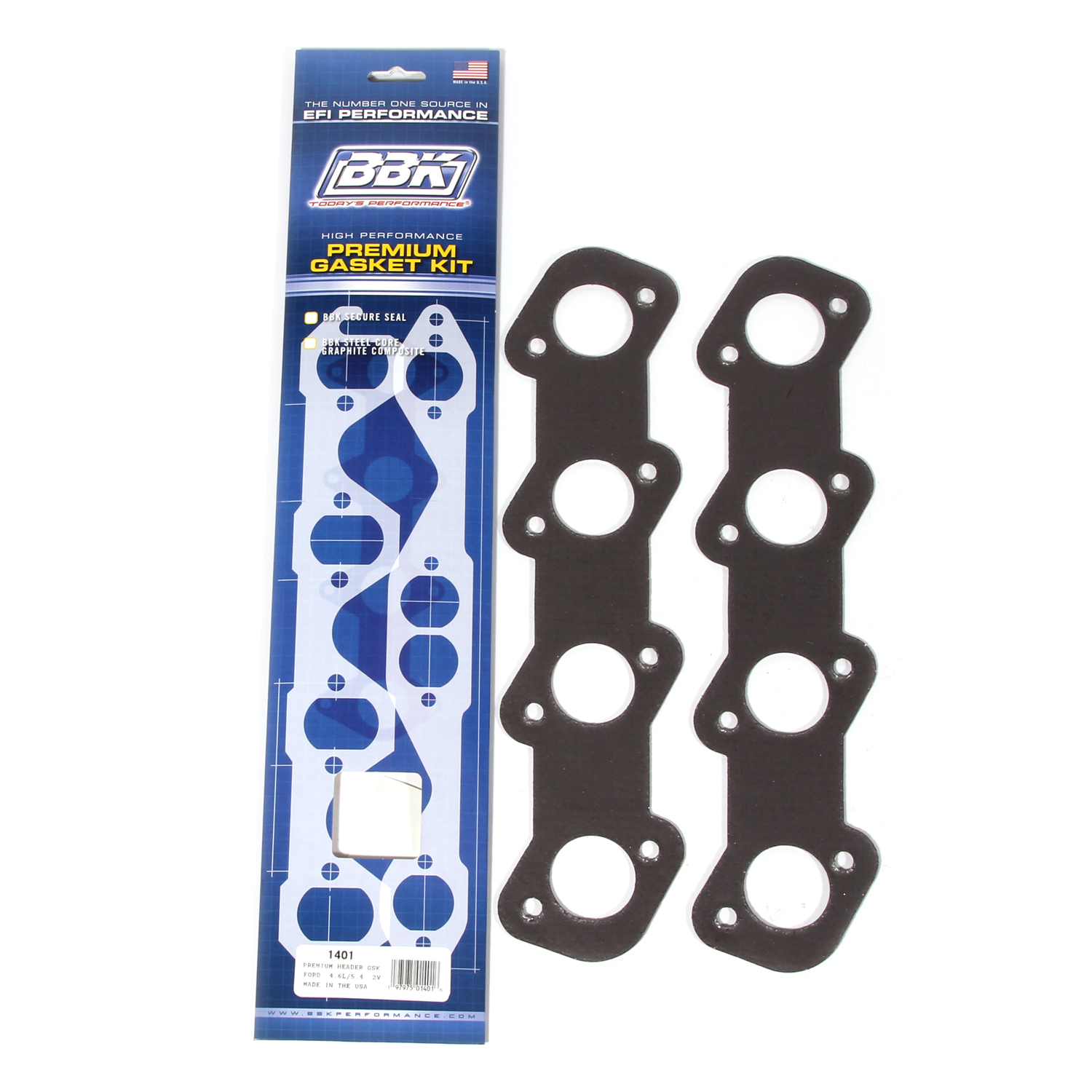 BBK Ford 4.6 5.4 2V Exhaust Header Gasket Set Fits select: 1997-2003 FORD F150, 2004 FORD F150 SUPERCREW
