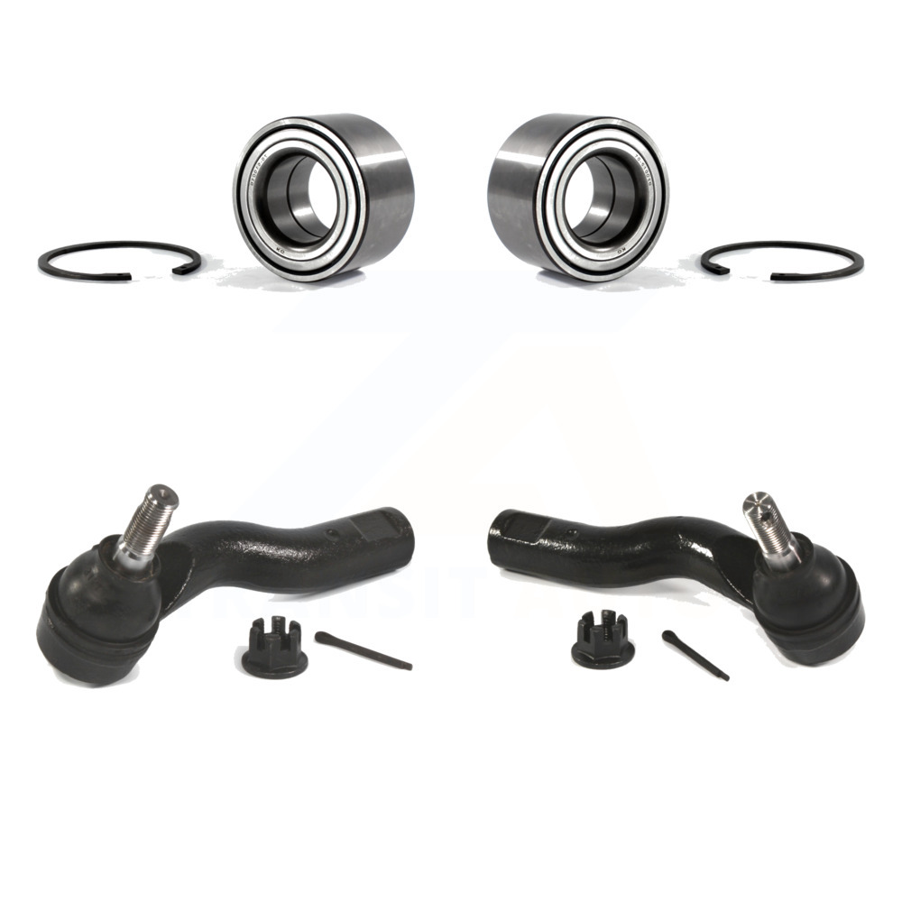 Transit Auto - Front Wheel Bearing And Tie Rod End Kit For 2011-2012 Lincoln MKZ 3.5L K7T-101256