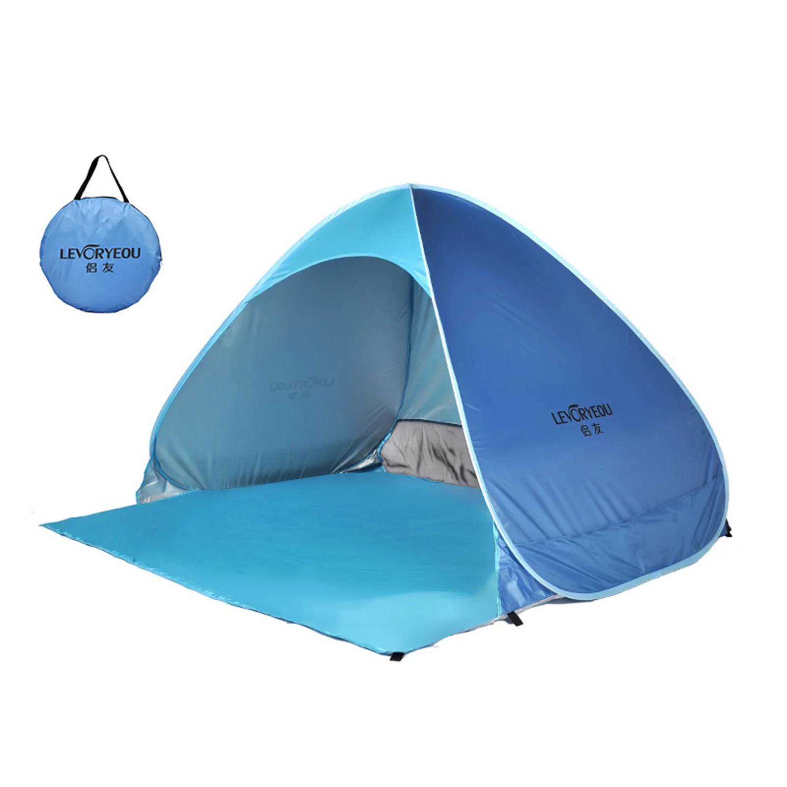 Outdoor Camping Tent Pop-up Fun-Play Tent Automatic Instant Tent Protection Tent Sun Shade Awning for Camping Beach Backyard