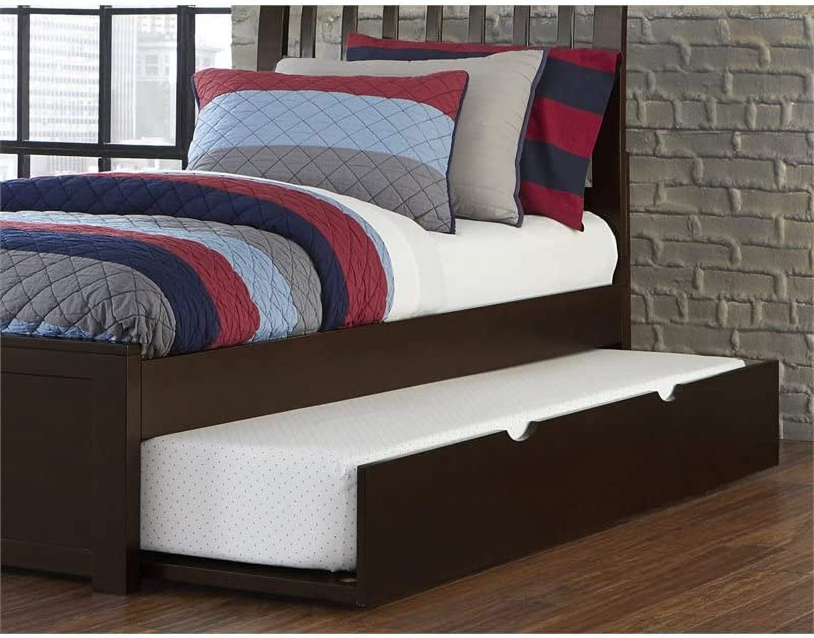 Hillsdale Kids and Teen Universal Twin Wood Trundle, Chocolate
