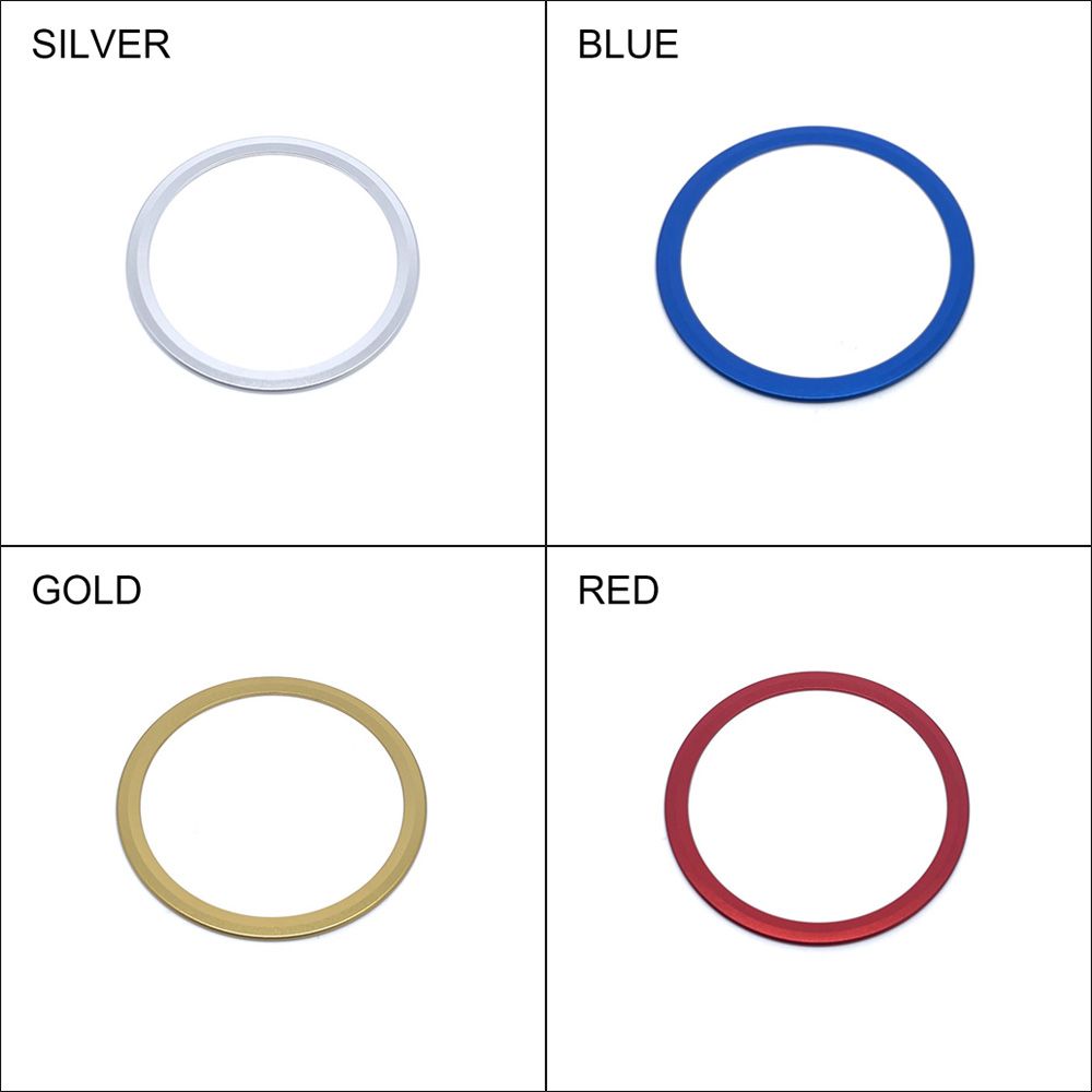 Air Conditioner Paste Version Easy to Install Car Style Interior Modification Decorative Ring Steering Wheel Trim The Automobile Steering Wheel GOLD