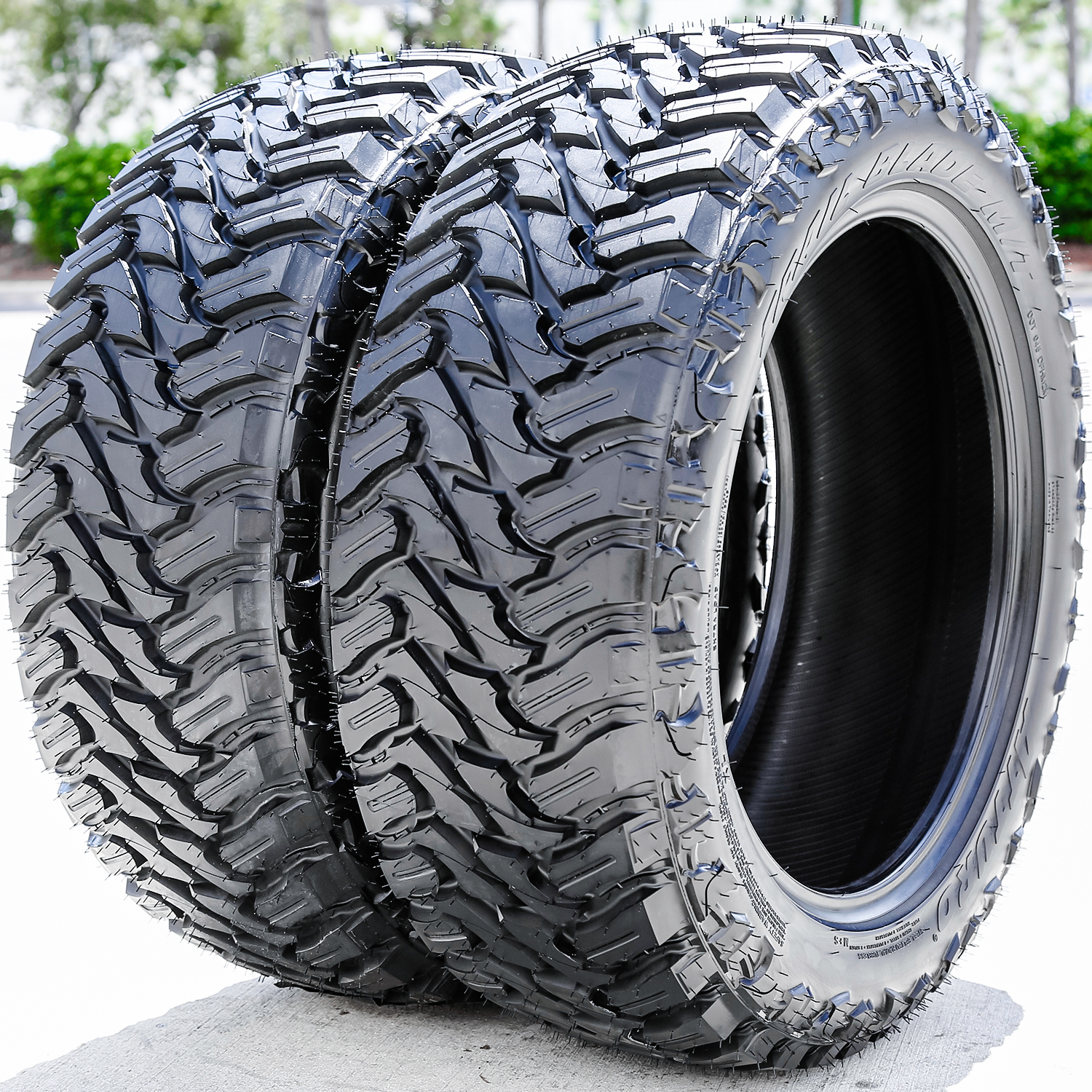 Set of 4 (FOUR) Atturo Trail Blade M/T LT 35X12.50R22 117Q E (10 Ply) MT Mud Tires