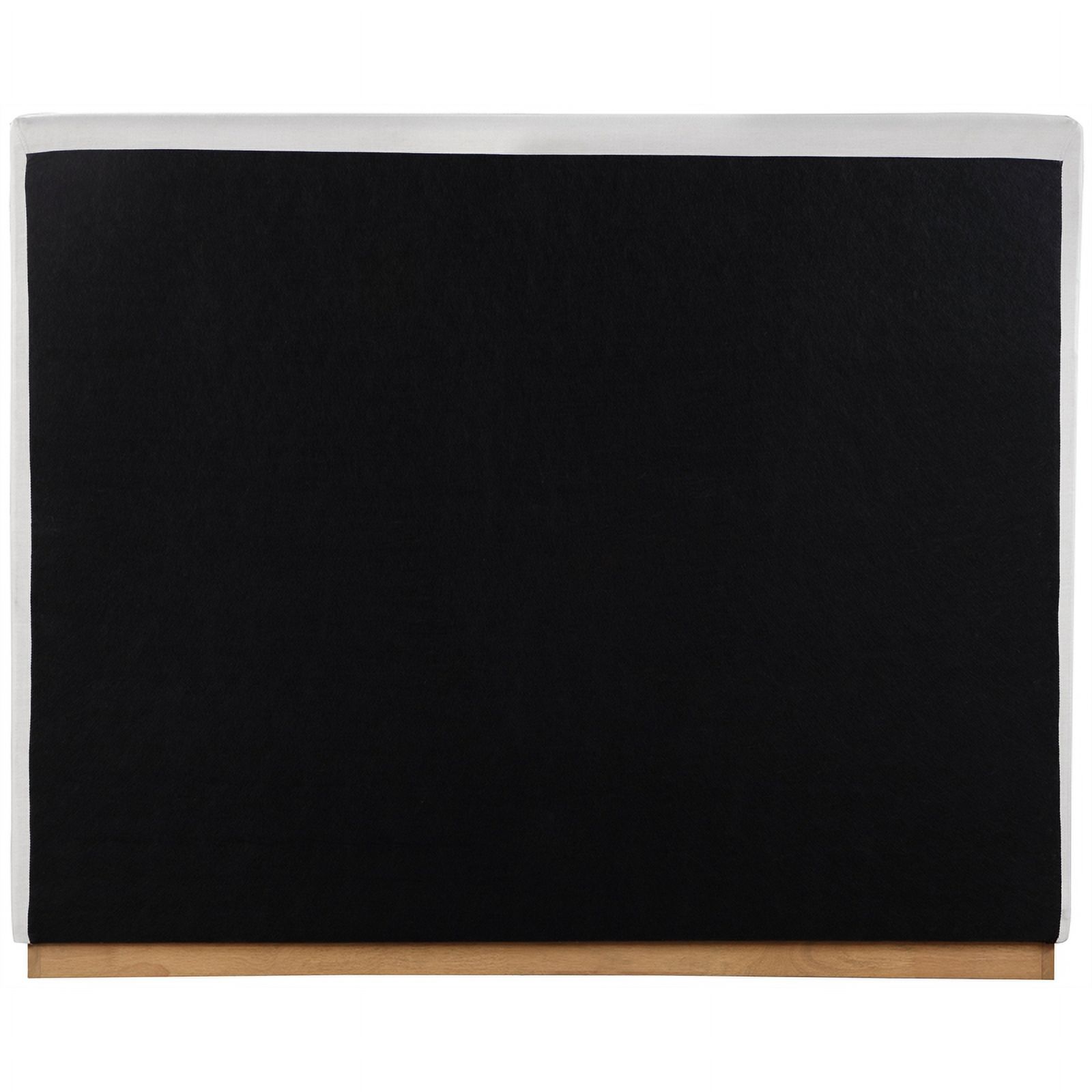 Meridian Furniture Alfie Cream Linen Textured Fabric King Bed