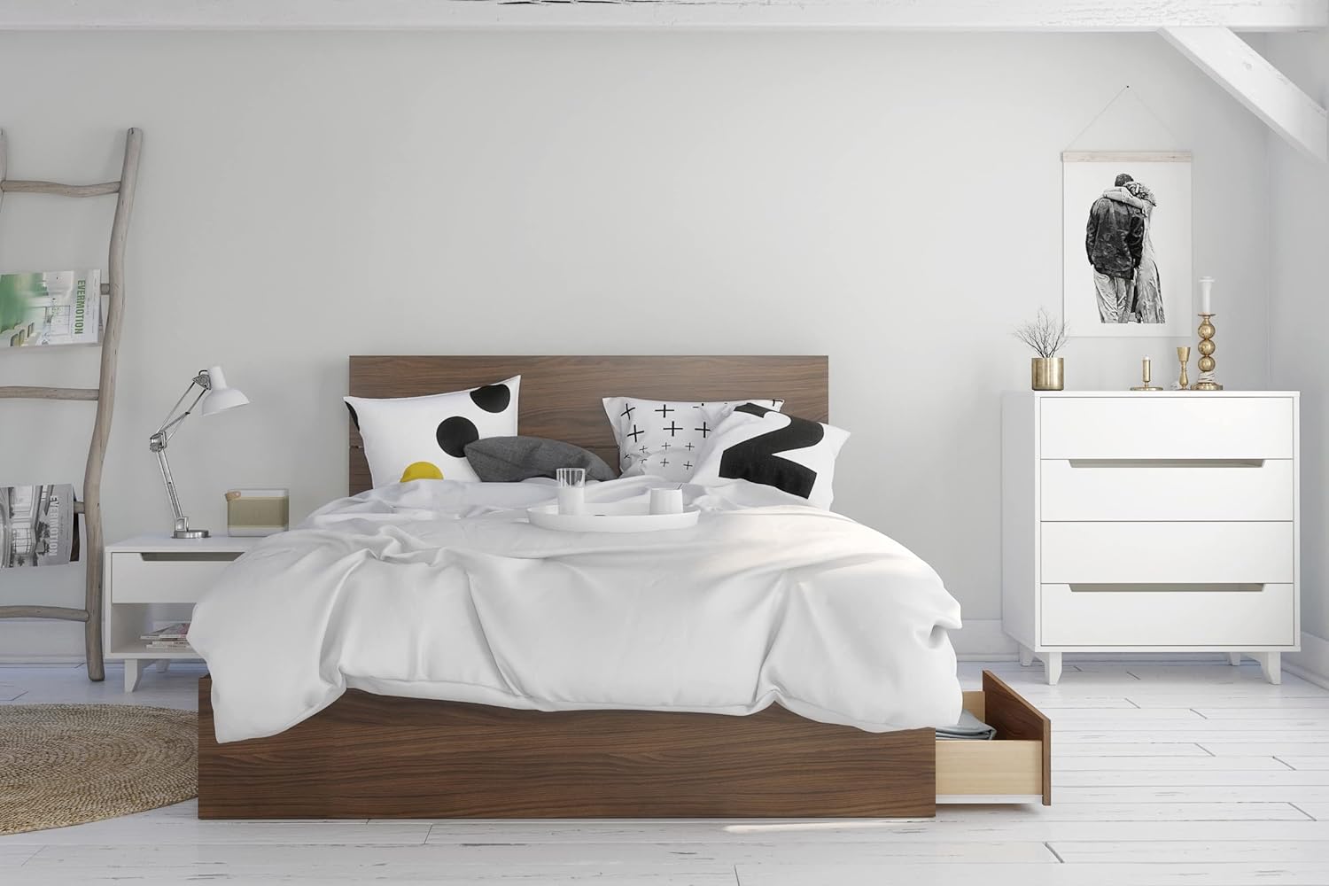 365931 Panel Headboard