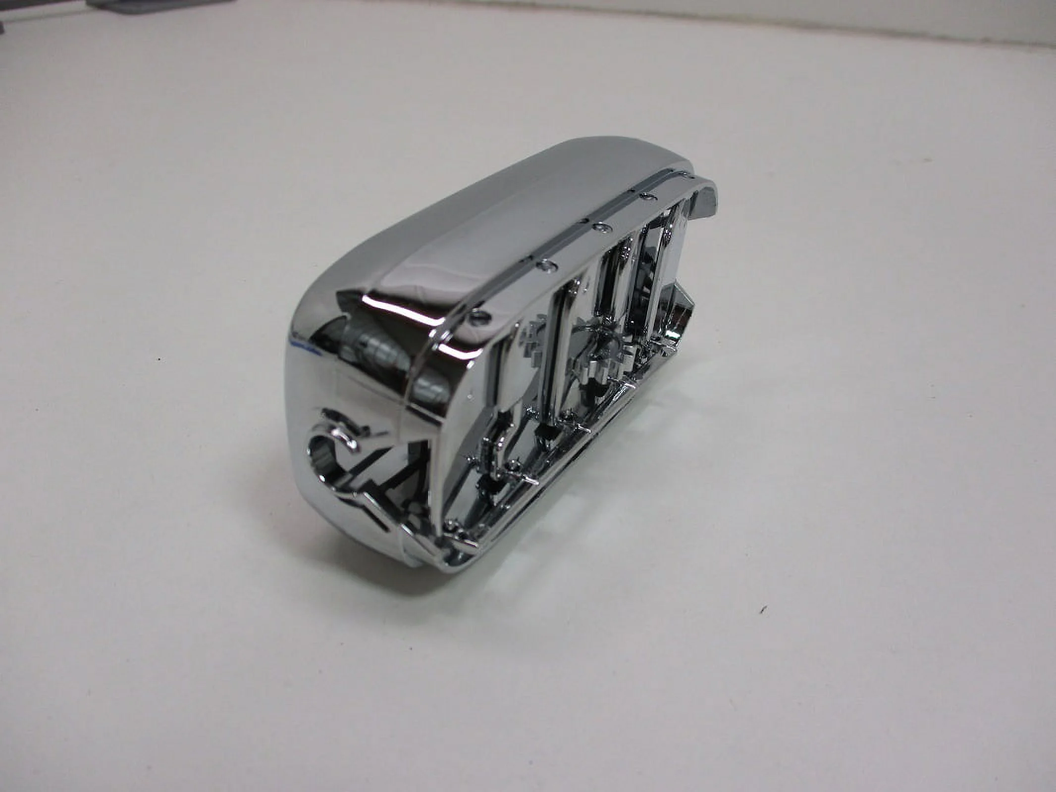 (4) Peterbilt 2006-18 379 389 Heater A/C Vent Chrome Plastic Dash Red Diamond