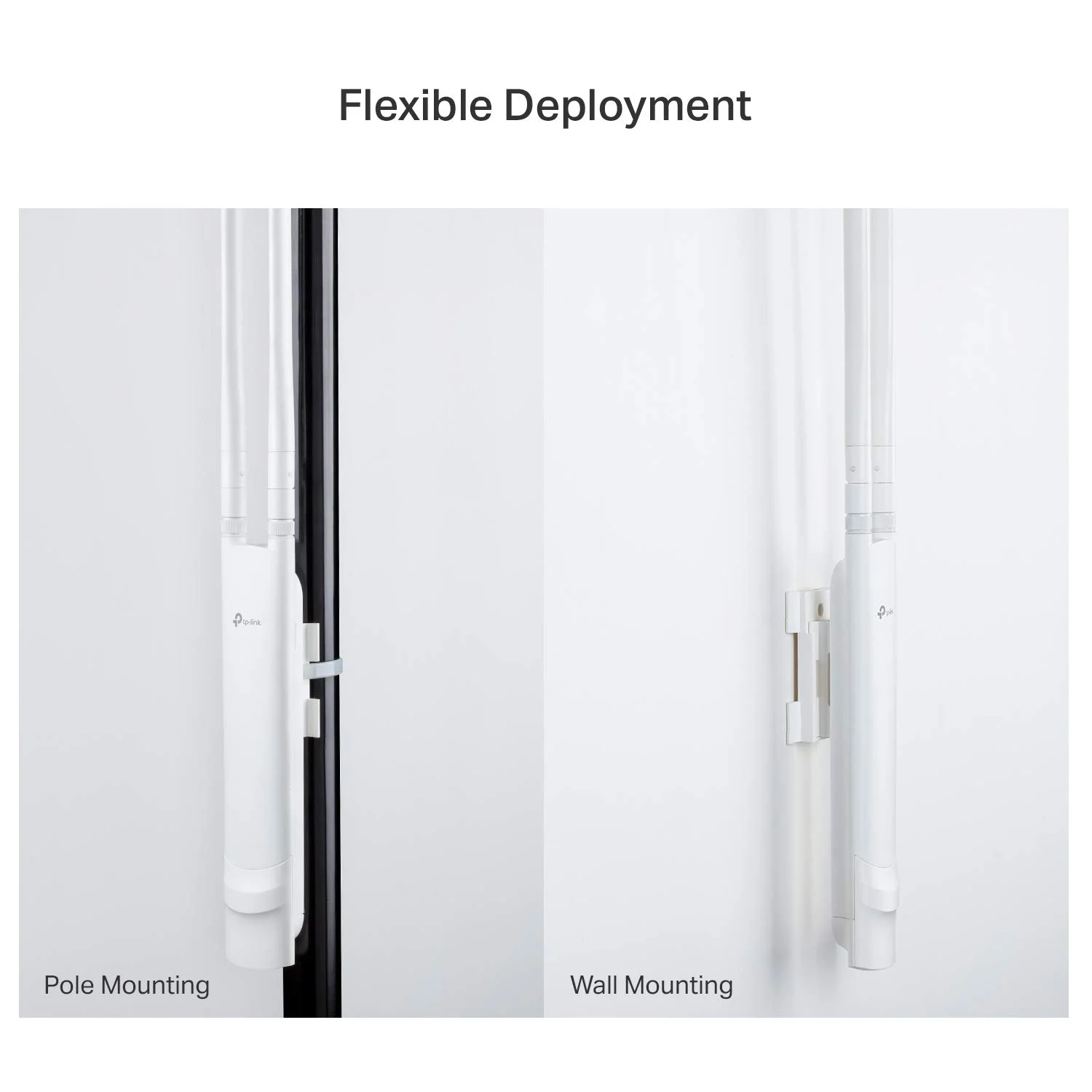 TP-Link EAP110-Outdoor V3 | Omada N300 Wireless Outdoor Access Point | WiFi Coverage up to 200 meters| Passive PoE w/ Free PoE Injector | SDN Integrated | Cloud Access & Omada App