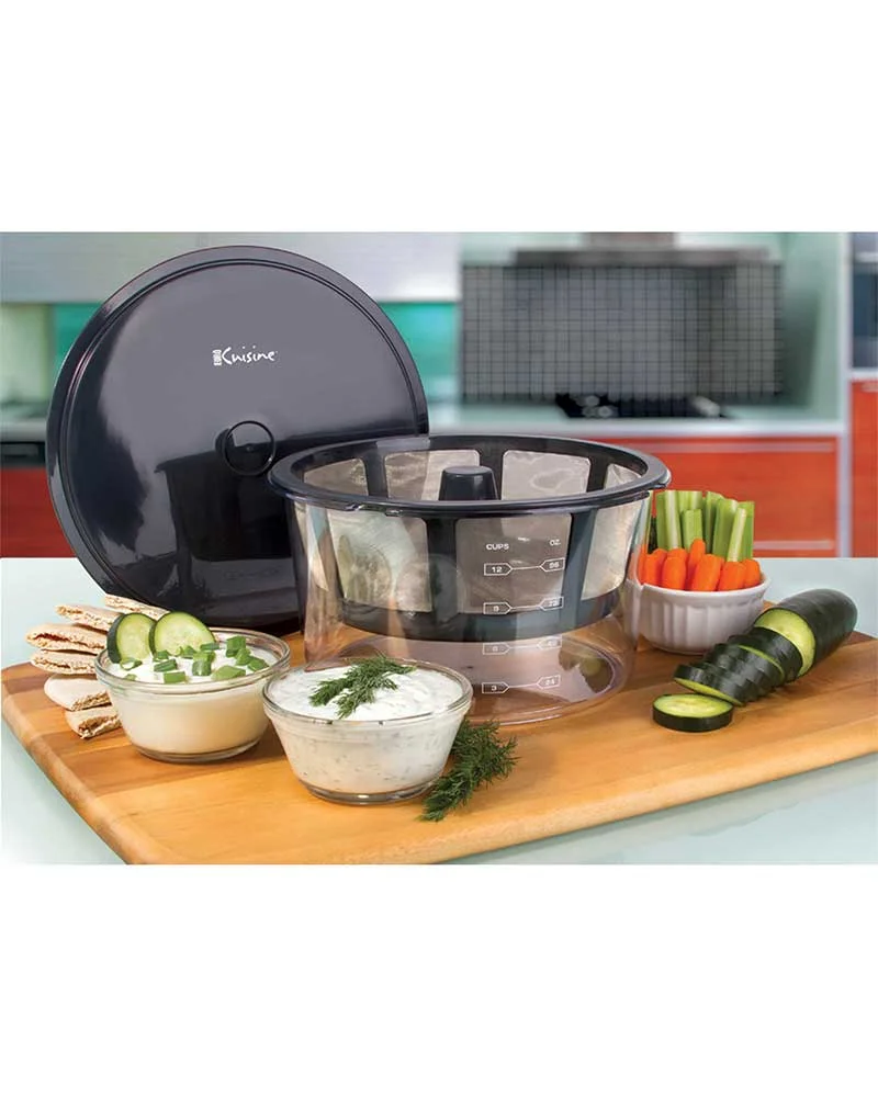 Euro Cuisine GY60 Greek Yogurt Maker / Strainer - 2qt Capacity