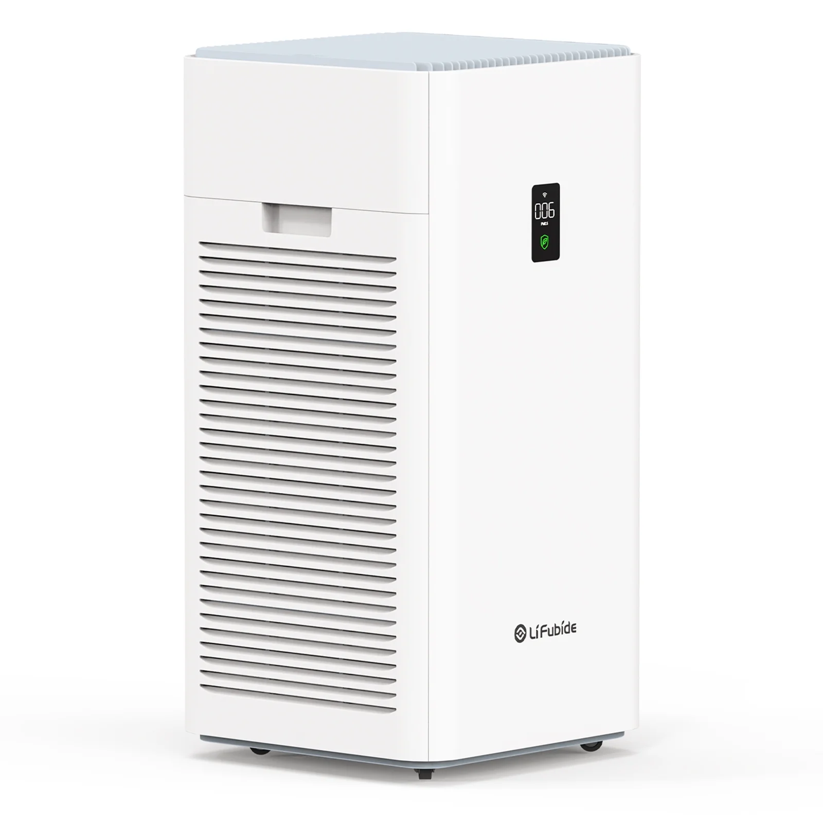 Lifubide Large Room Air Purifier, H13 True HEPA,4555 Sq.Ft Coverage,24dB Low Noise For Bedroom, Removal Of 99.99% 0.01 Microns Particles, Pet Dander、Smoke、Odor、Dust， PM2.5 Monitor, Smart Air Purifier