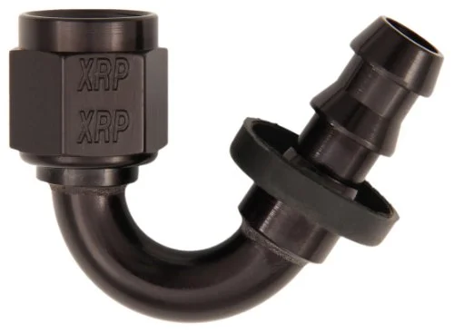 XRP-XTREME Racing Products 150 Degree 6AN Hose Barb to 6AN Hose End P/N 231506BB