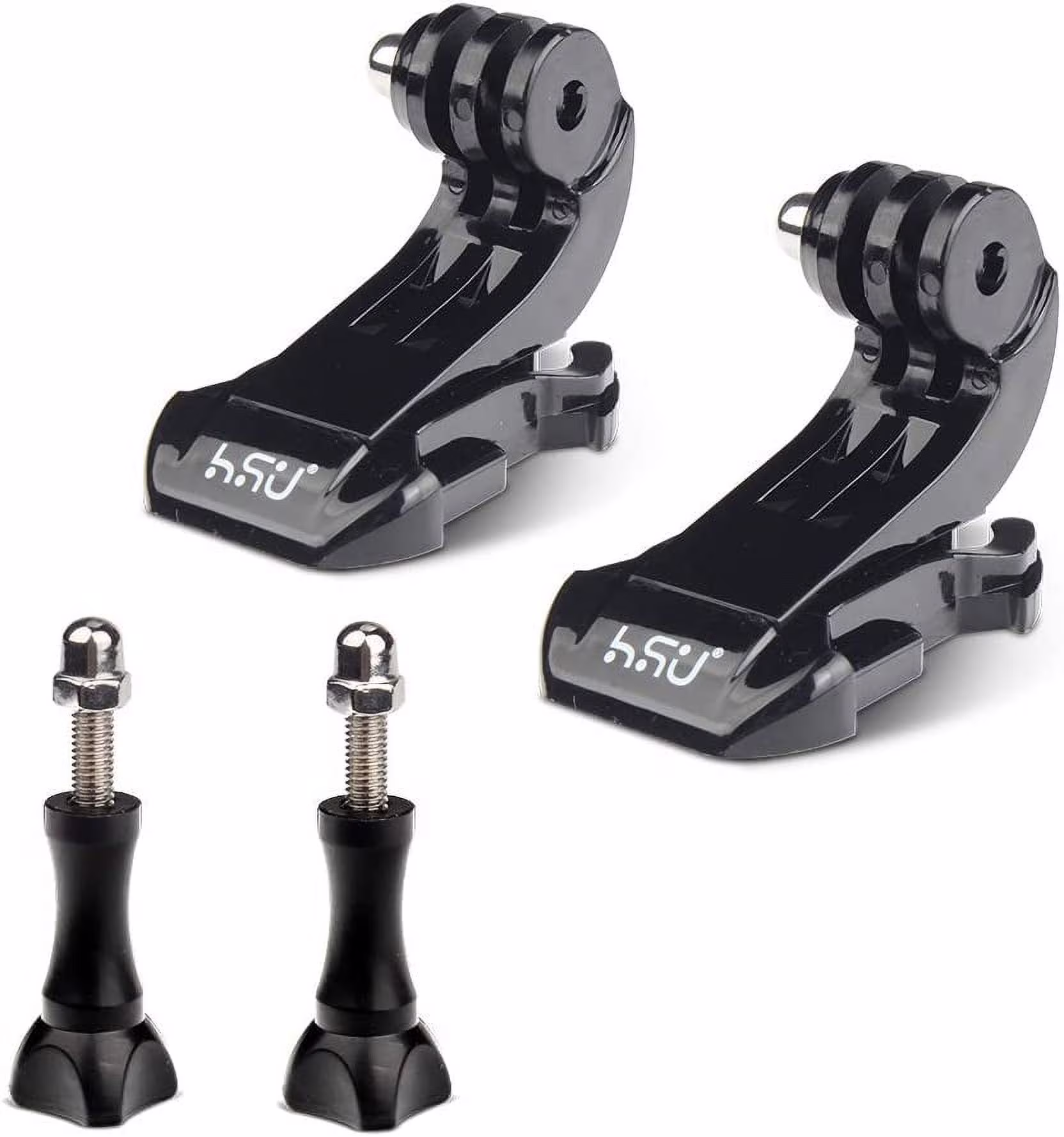 Vertical Surface Quick Mounting J-Hook Buckle Mount, Long Thumb Screw Accessory Kit for GoPro Hero 11 10 9 8 7 6 5