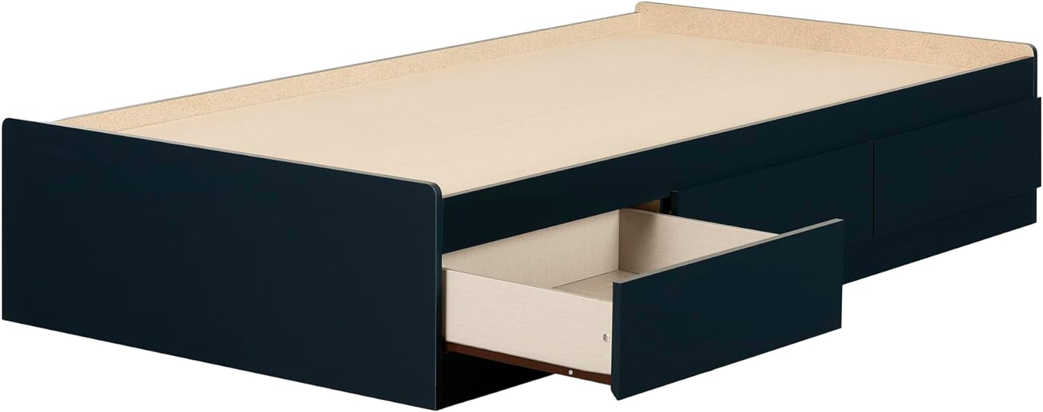 Hazen Mates Bed With 3 Drawers, , Navy Blue