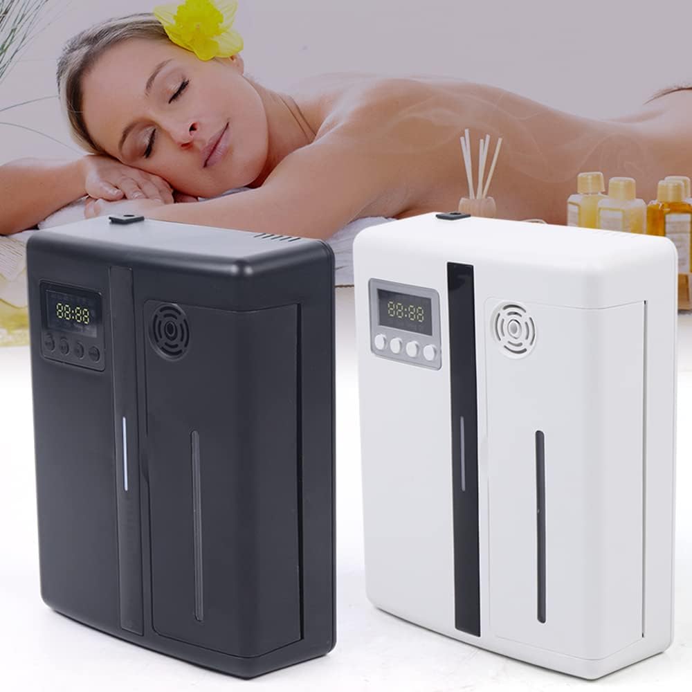 Fichiouy 12V Fragrance Machine Essential Oil Fragrance Machine Diffuser Humidifier Black 8W