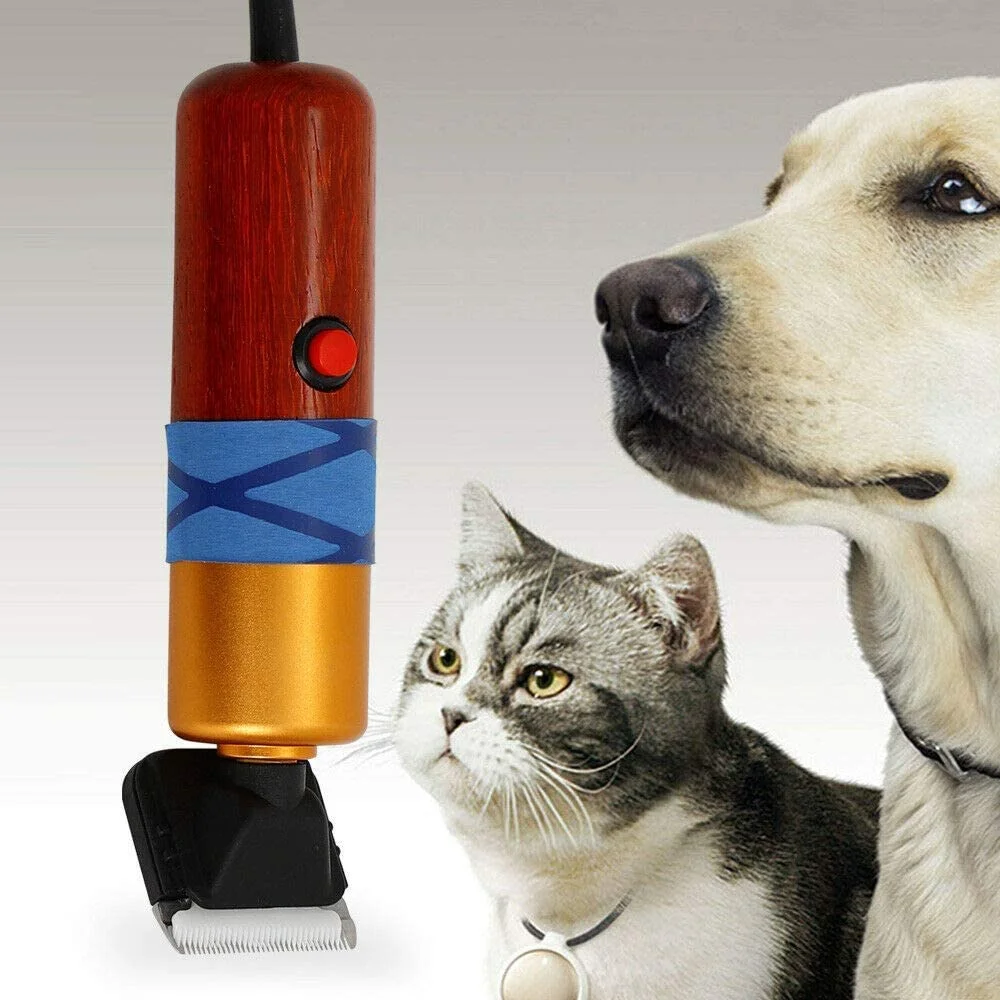 Miumaeov Dog Clipper DC12V Electric Pet Clippers Professional Pet Dog Cat Hair Trimmer Animal Grooming Clippers Tool USB Rechargeable Plug in Dog Shaver Clippers Low Noise