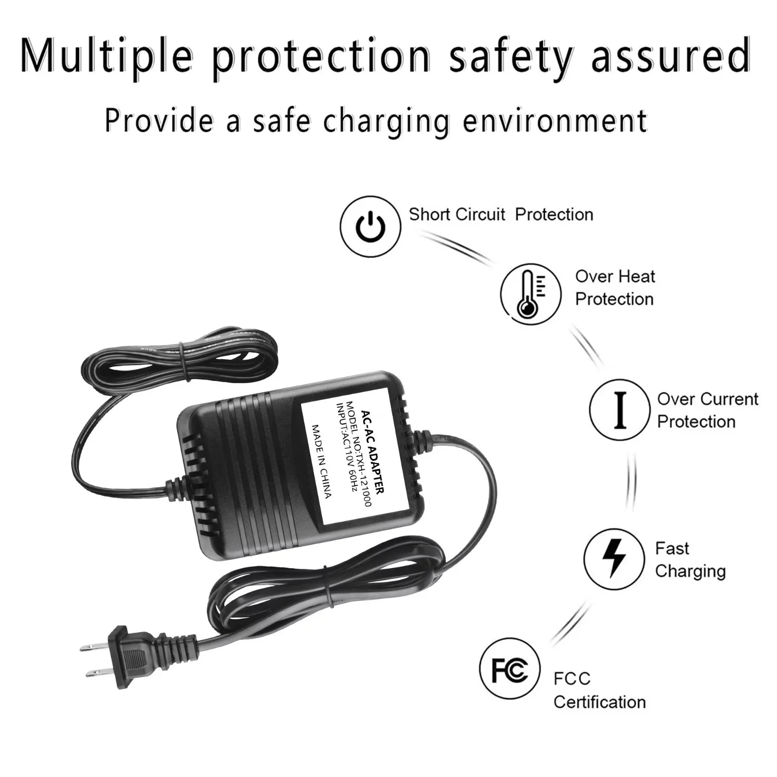 CJP-Geek AC Adapter compatible with Gemini PS4 PS1 MM-1000 PS-828X Professional DJ Mixer Charger PSU