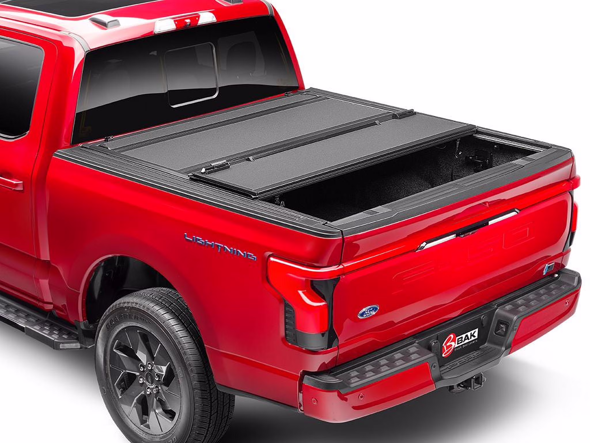 BAK by RealTruck BAKFlip MX4 Hard Folding Truck Bed Tonneau Cover | 448132 | Compatible with 2019 - 2023 Chevy/GMC Silverado/Sierra, works w/ MultiPro/Flex tailgate 8' 2