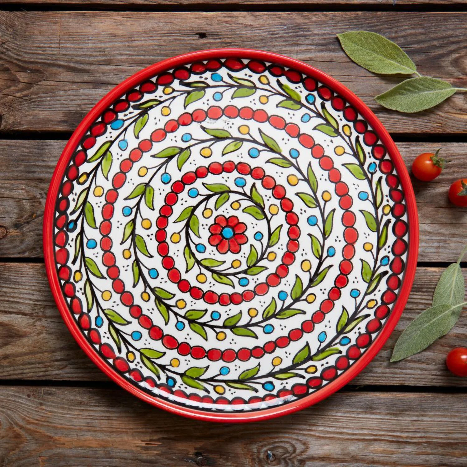 Ceramic Palestine Dinner Plates Set